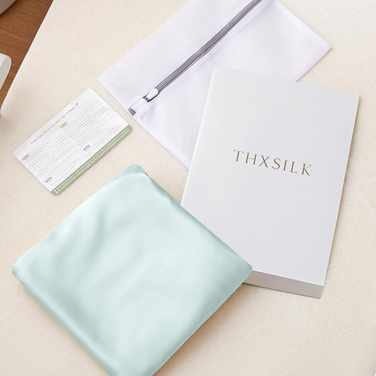 THXSILK Lenzuolo con Angoli per Passeggino 100% Seta - immagine 5