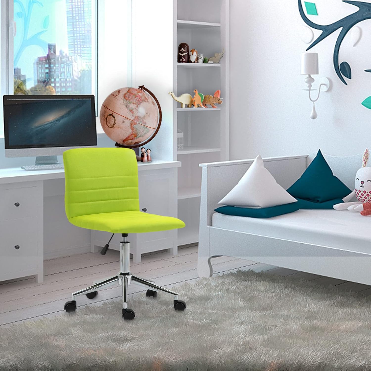 Svita Linus - Sedia da Scrivania per Bambini, Verde - immagine 2
