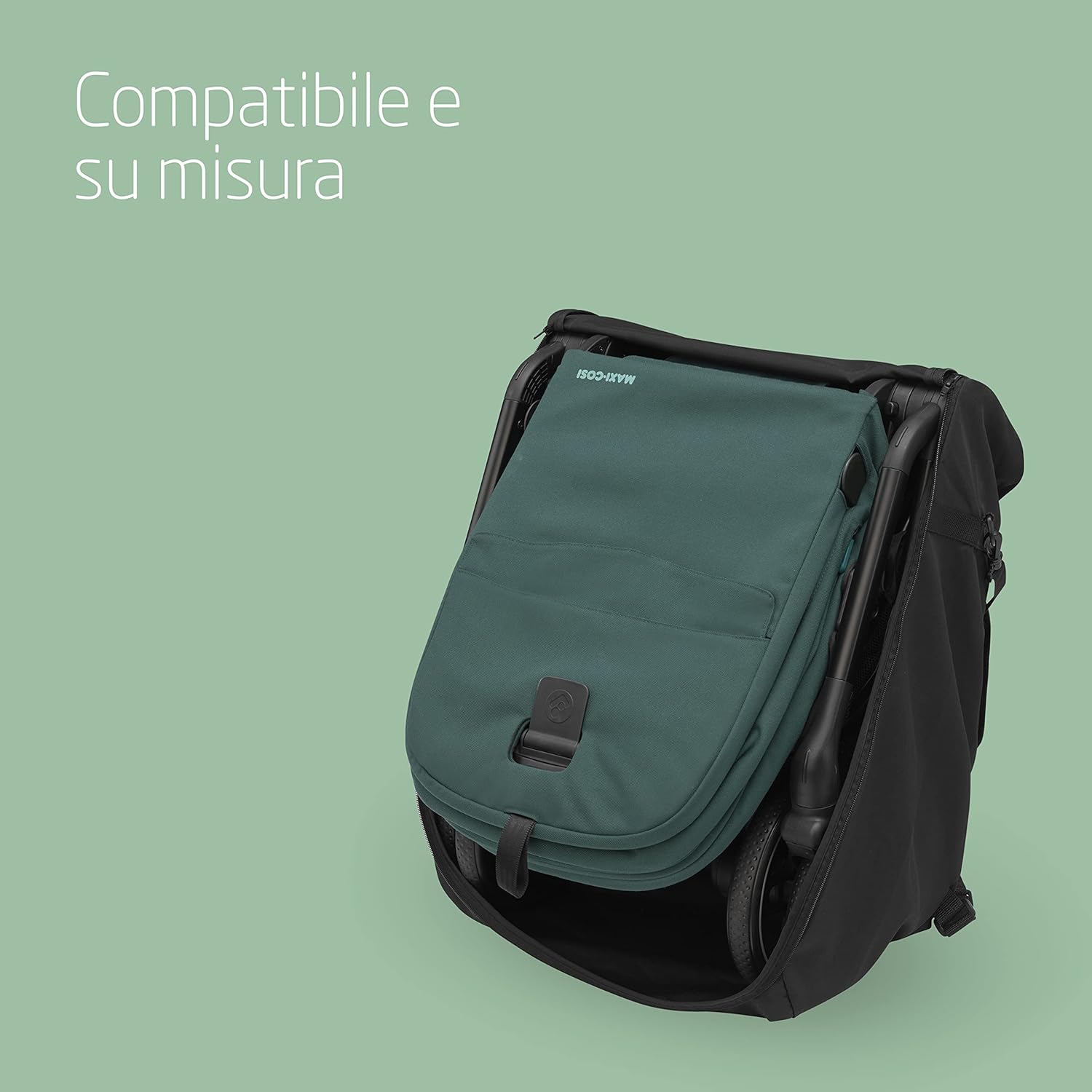 Maxi-Cosi Borsa da Viaggio Ultra-Compact, Nero - immagine 2