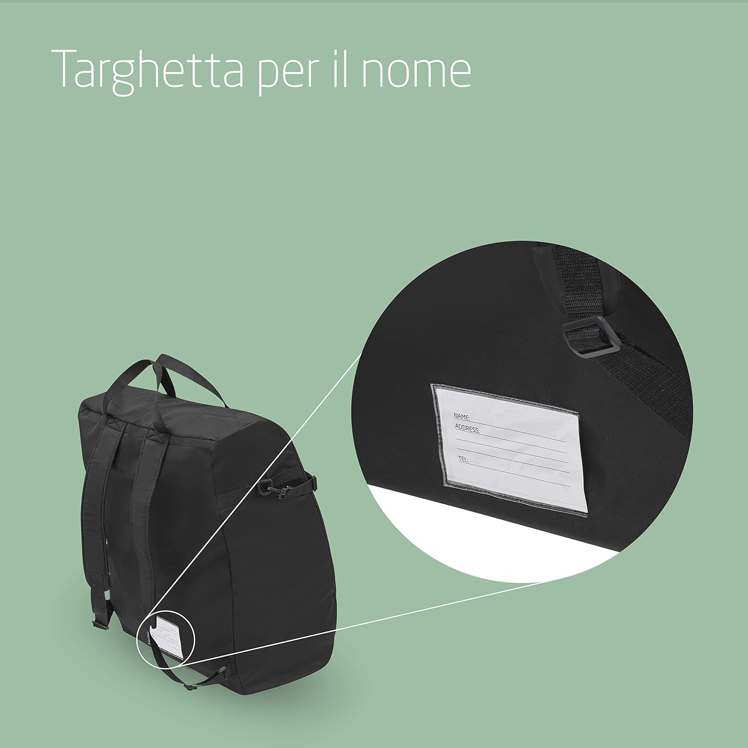 Maxi-Cosi Borsa da Viaggio Ultra-Compact, Nero - immagine 5