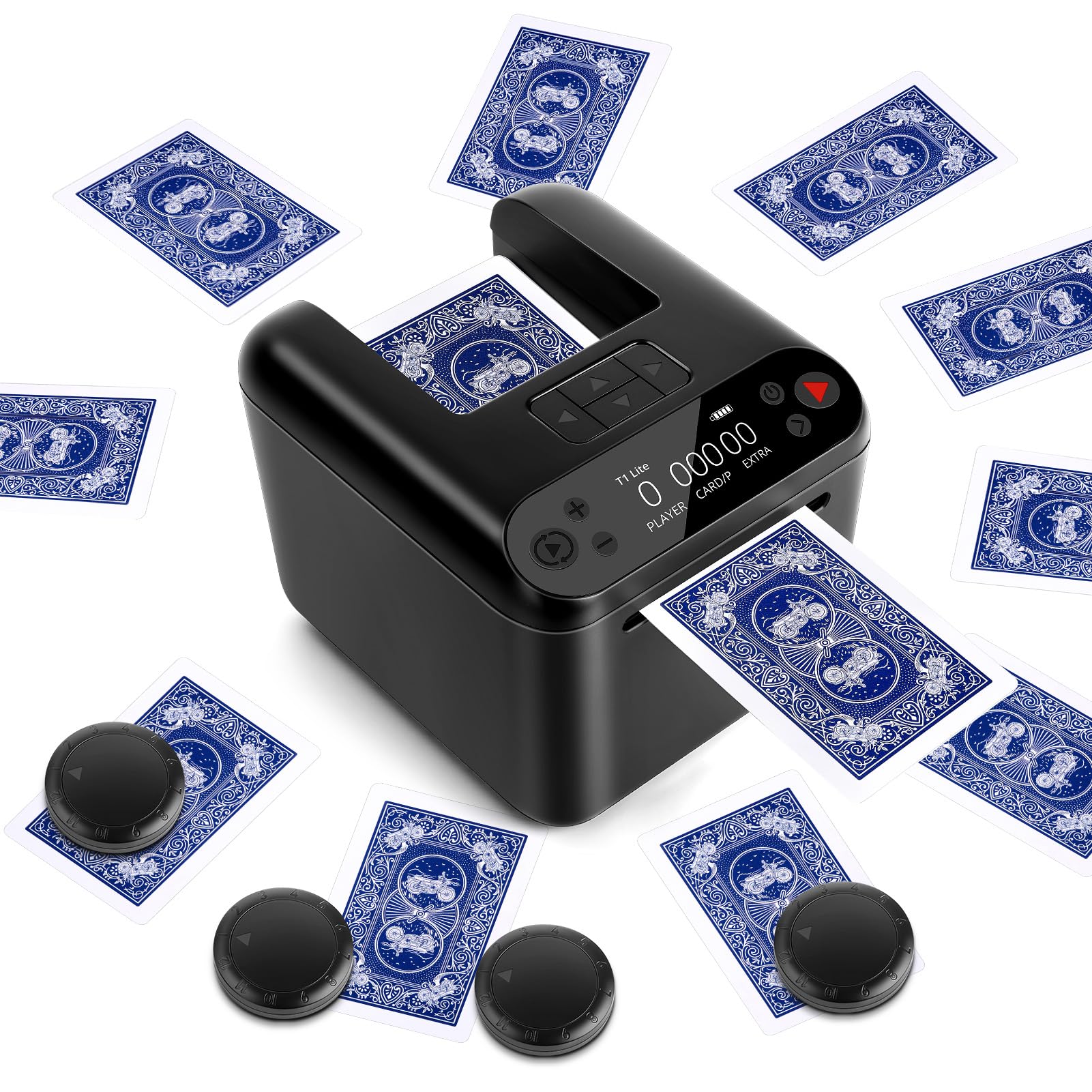 Trasmettitore di carte elettrico automatico ricaricabile