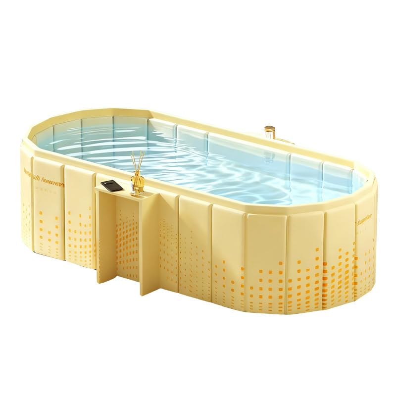 Vasca da bagno pieghevole per 2 persone, vasca da bagno calda e ghiaccio 2in1