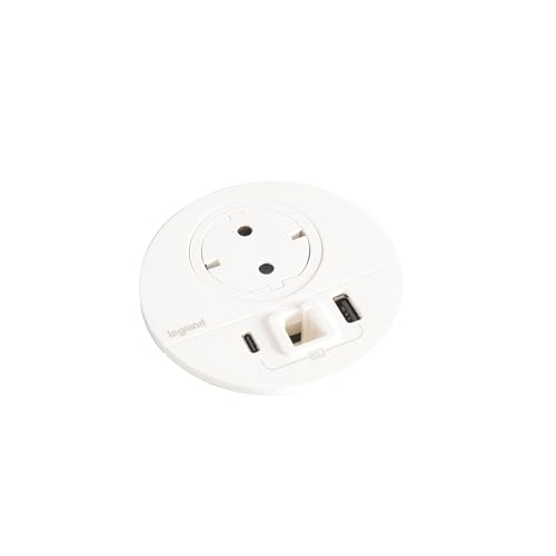 Legrand Incara 654714 - Presa di Ricarica USB A+C