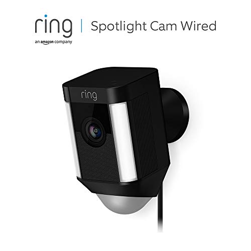 Ring Spotlight Cam Wired - Videocamera Sicurezza HD Ricondizionata