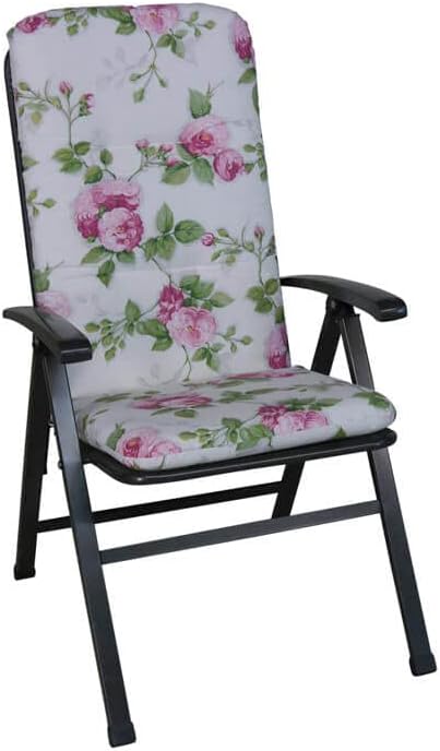 Angerer Cuscino per Sedia 50 x 120 cm, Design Peonia (Senza Sedia)