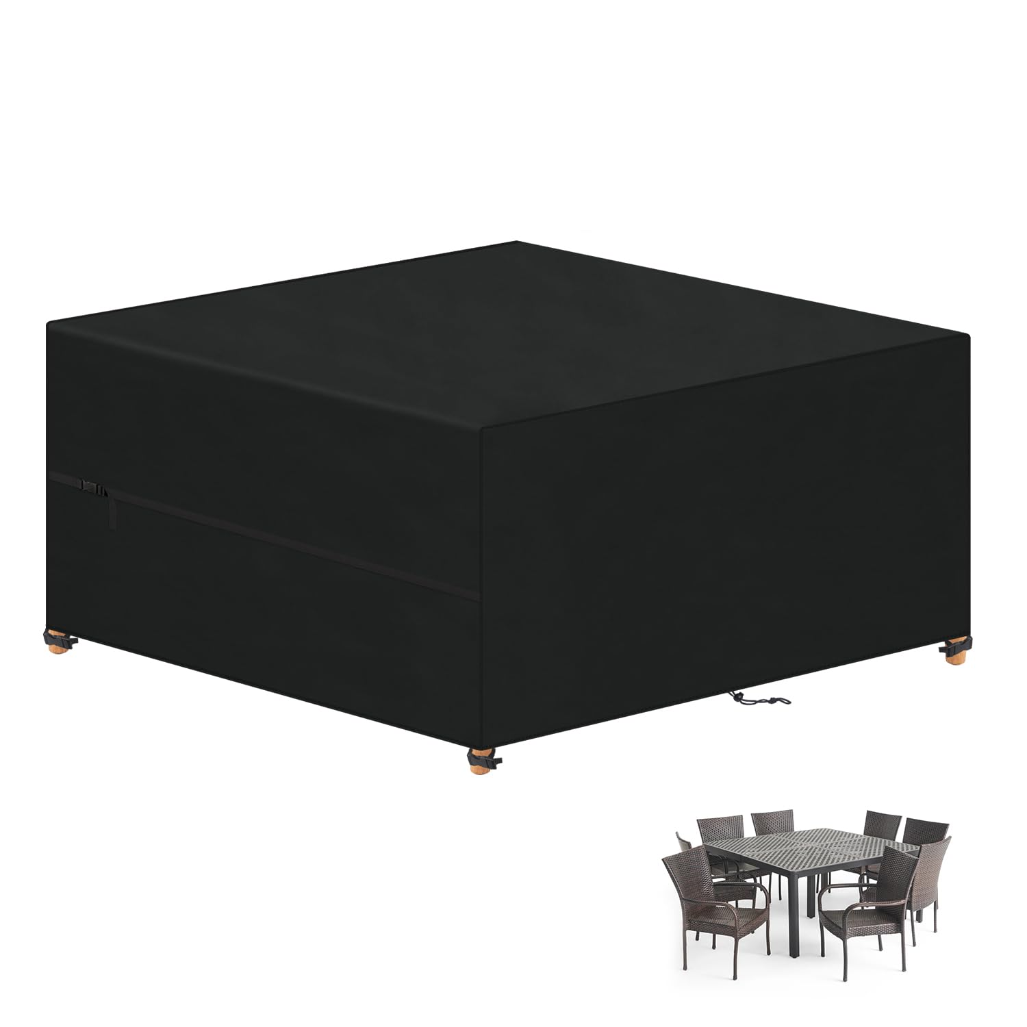 VANSHEIM Telo Copertura Mobili Giardino 220x220x85cm