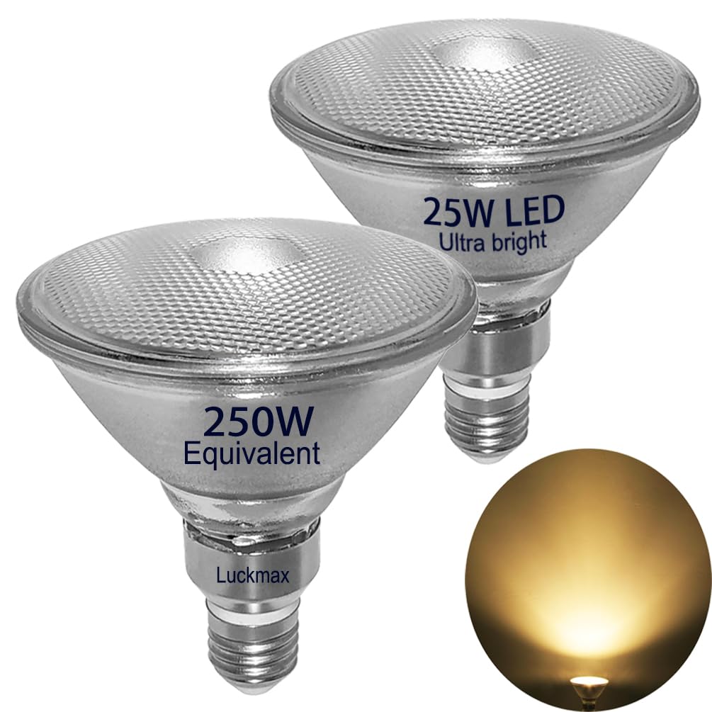 Lampadine LED PAR38 25W con Riflettore in Vetro