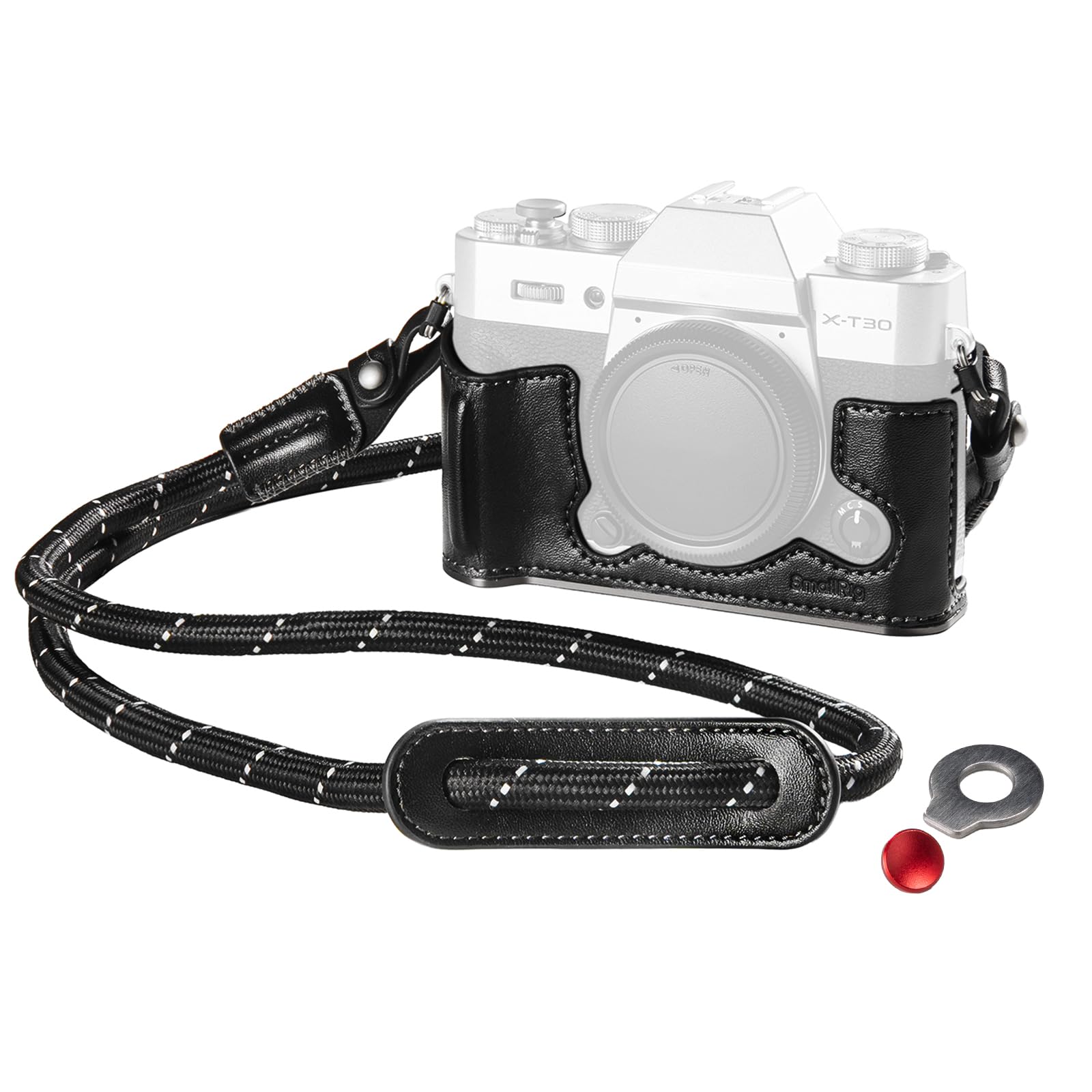 SMALLRIG X-T30 III Custodia Mezza Pelle con Tracolla