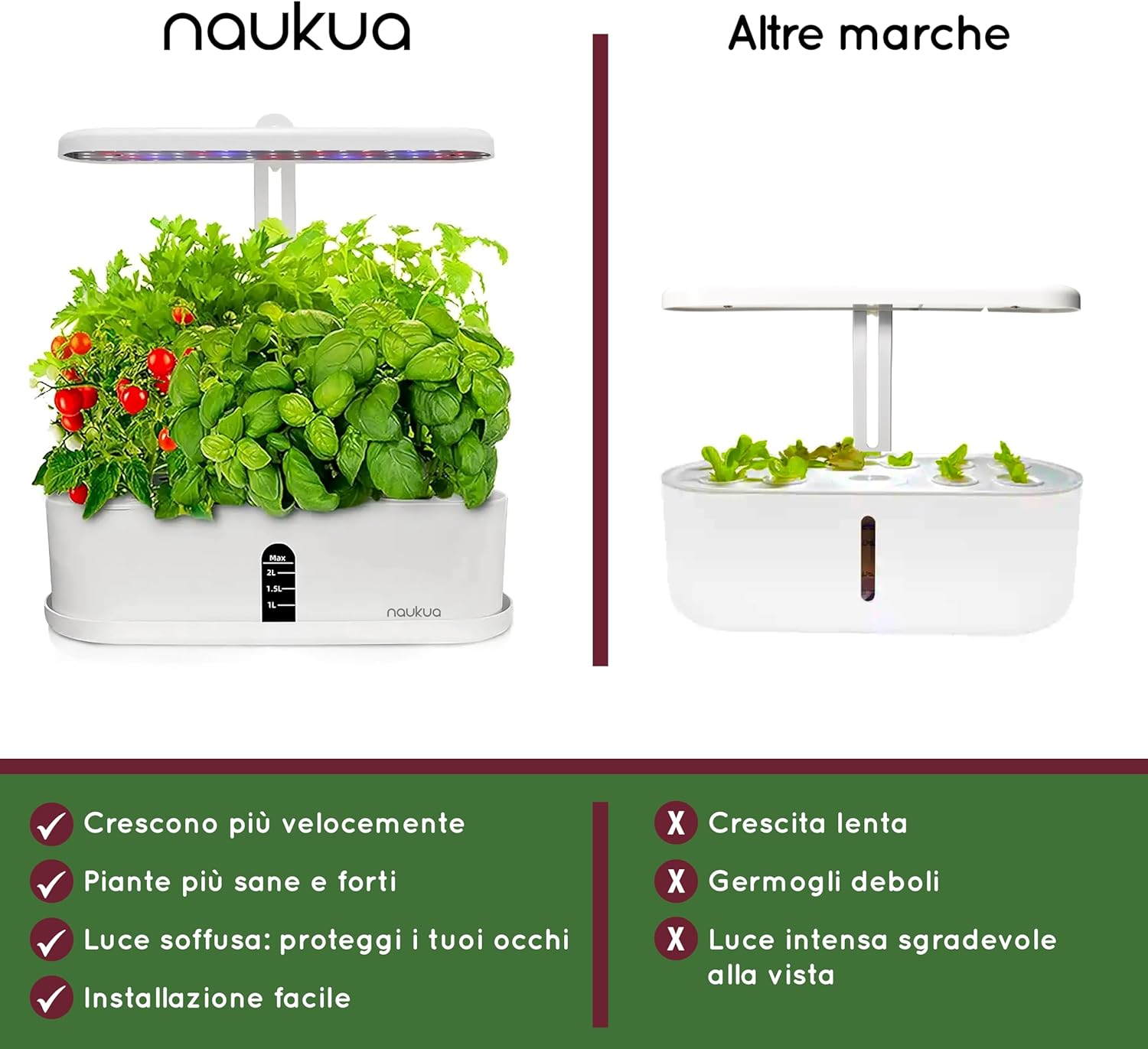 Orto da Interno Idroponica Smart Garden con LED - immagine 3