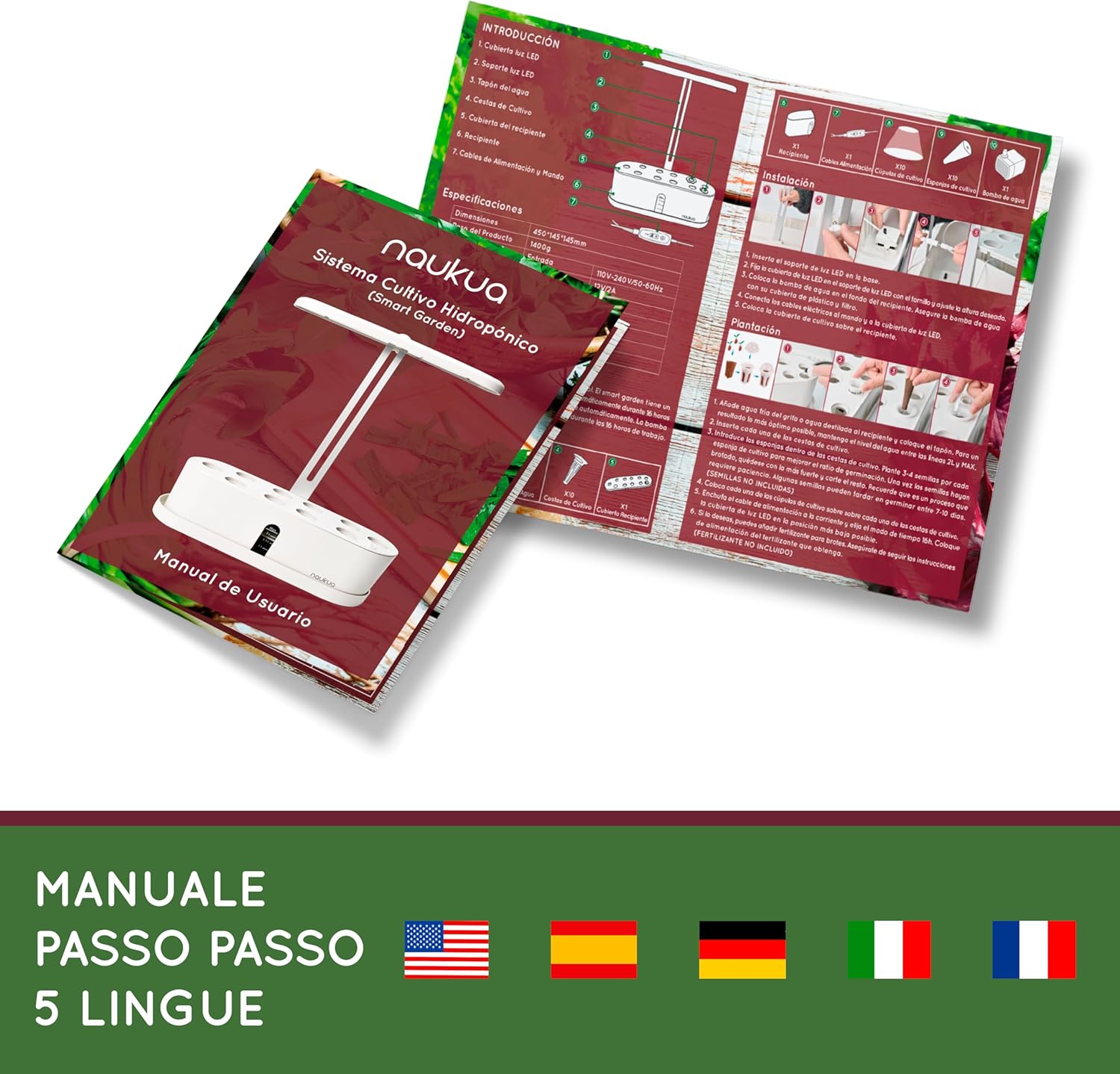 Orto da Interno Idroponica Smart Garden con LED - immagine 7