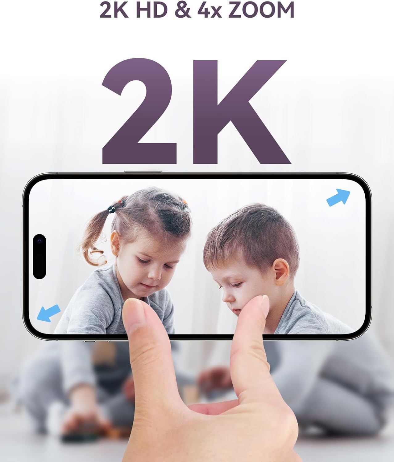 Comfyer Telecamera Monitor Bambini Girevole con Audio - immagine 6