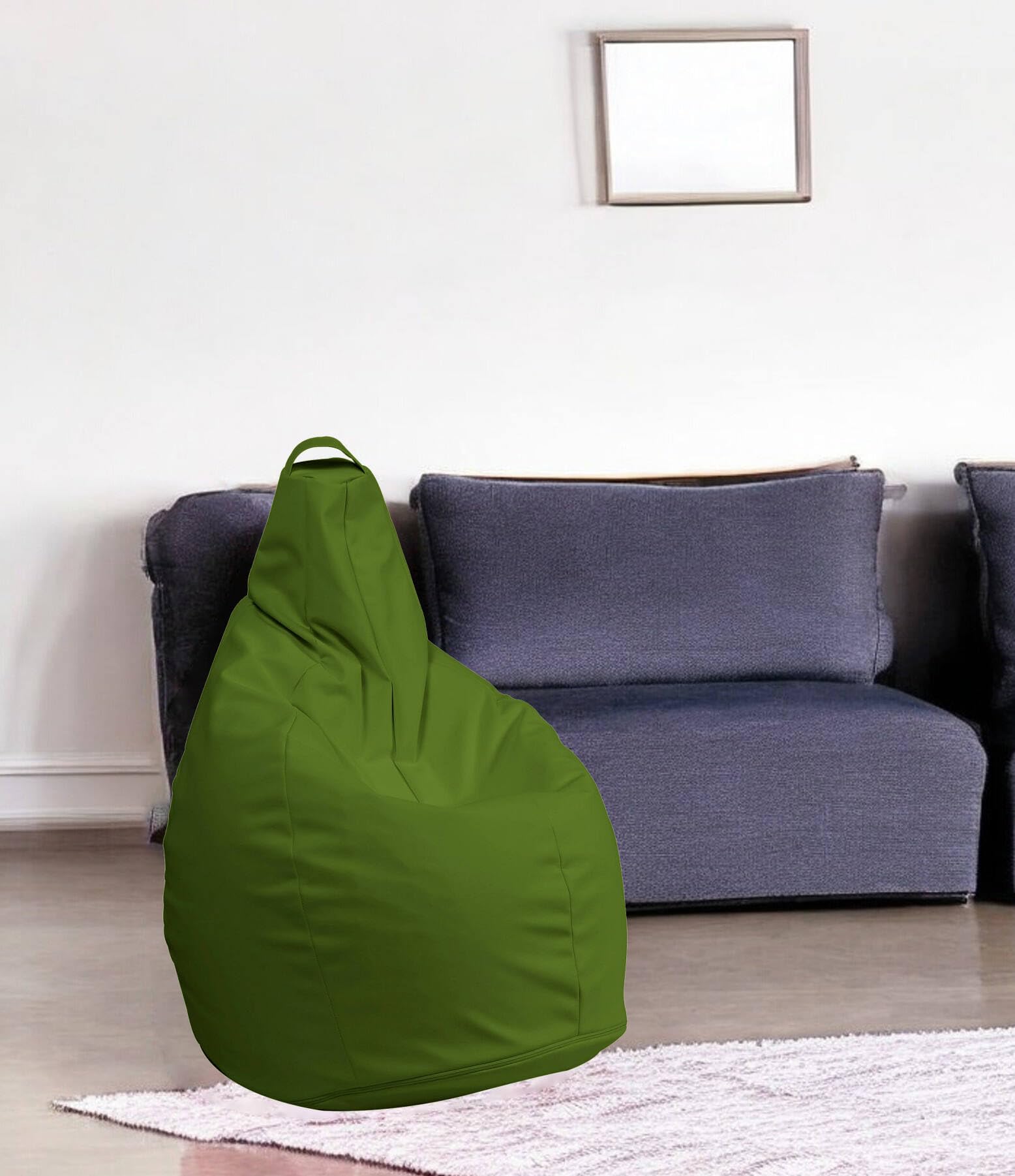 Pouf Abdog - Poltrona Multiuso Sacco 90x90 h120 cm, Verde