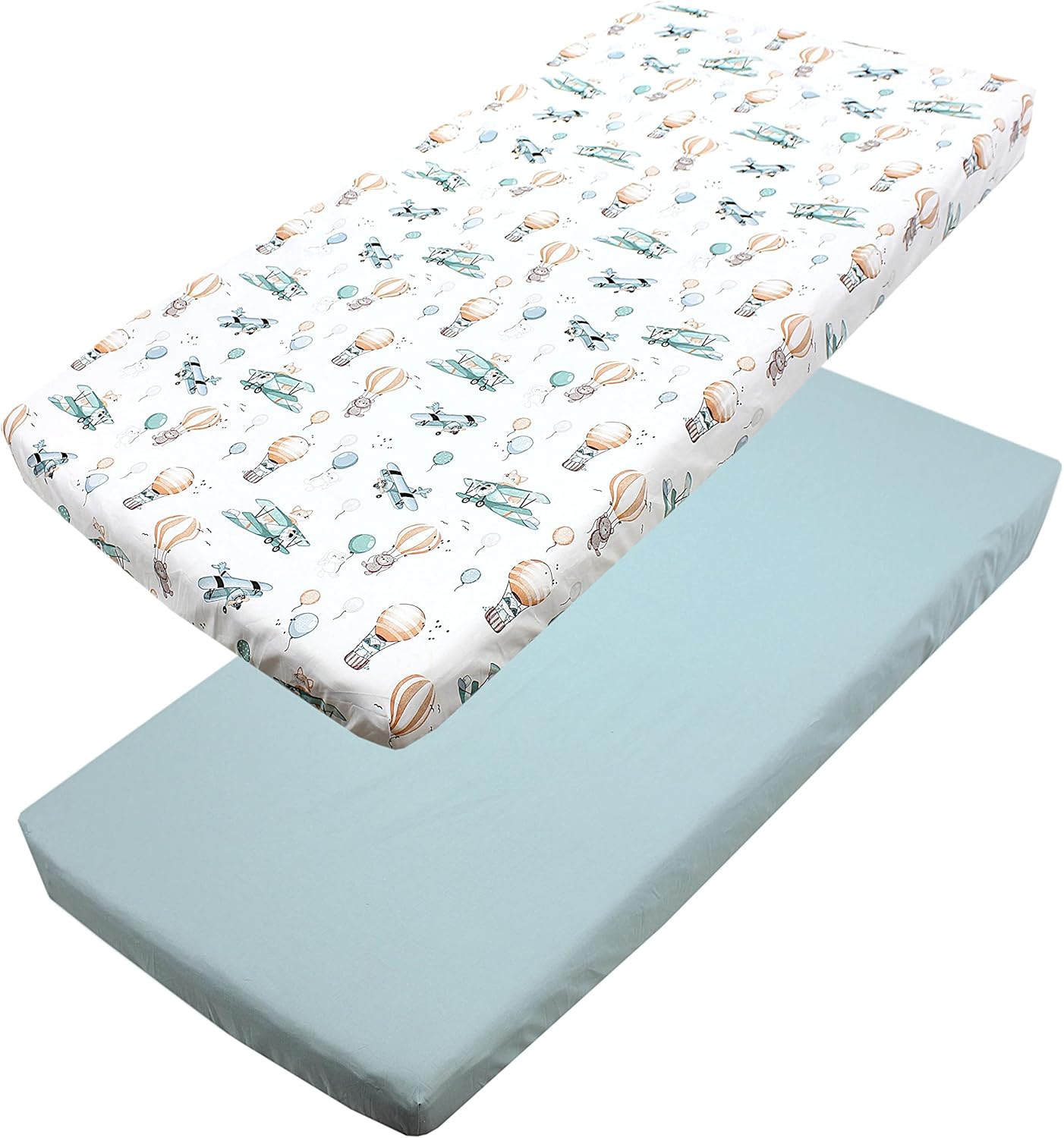 TupTam Lenzuolo per Bambini Confezione da 2, 90x200 cm - immagine 1