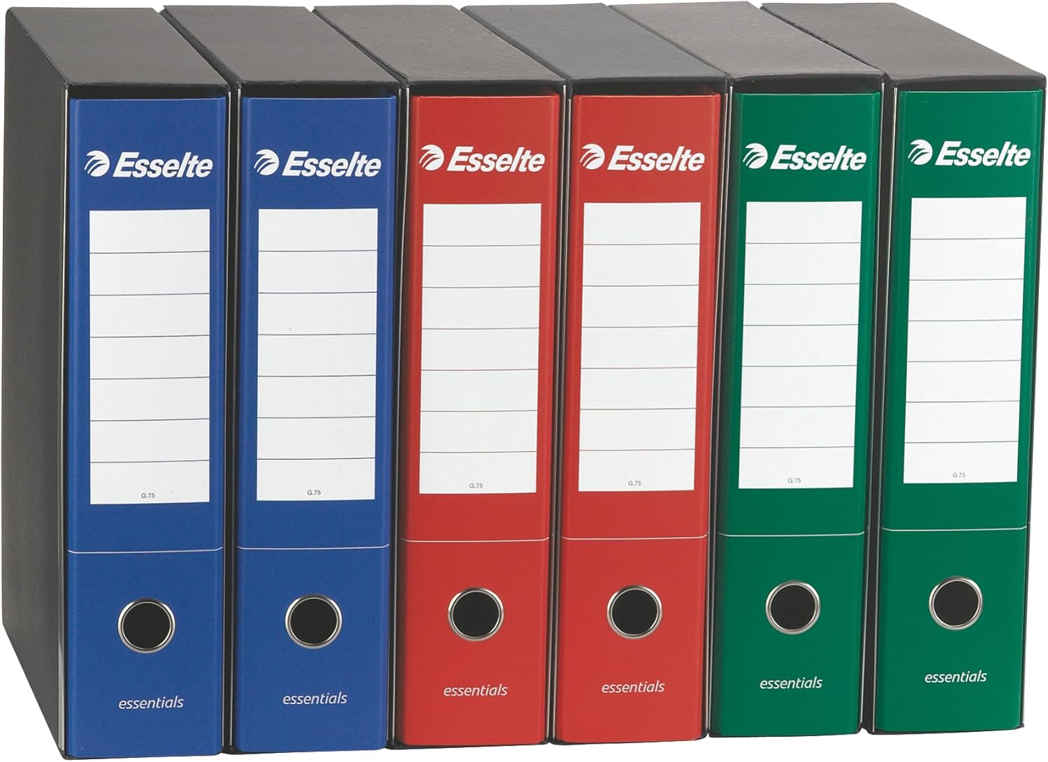 Esselte ESSENTIALS G73 Registratore con Custodia, Blu (6 pezzi) - immagine 3