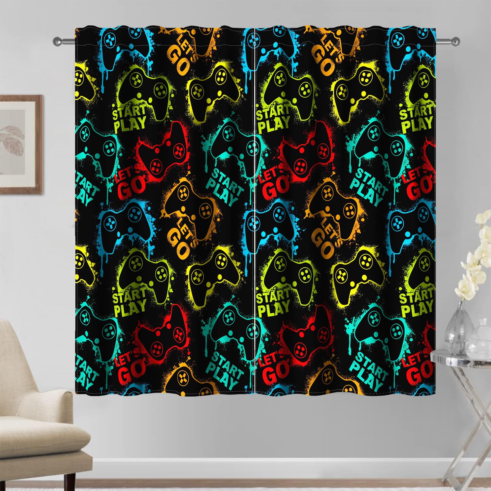 Tende da Gioco 132x214cm 2 Pannelli per Ragazzi