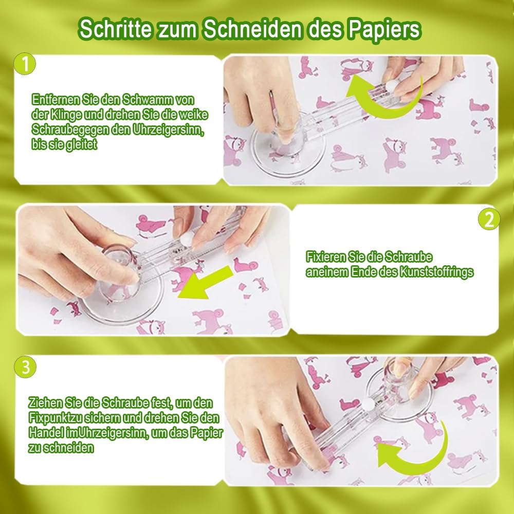 Buttonmaker - Macchina per Bottoni 58mm, Verde - immagine 5