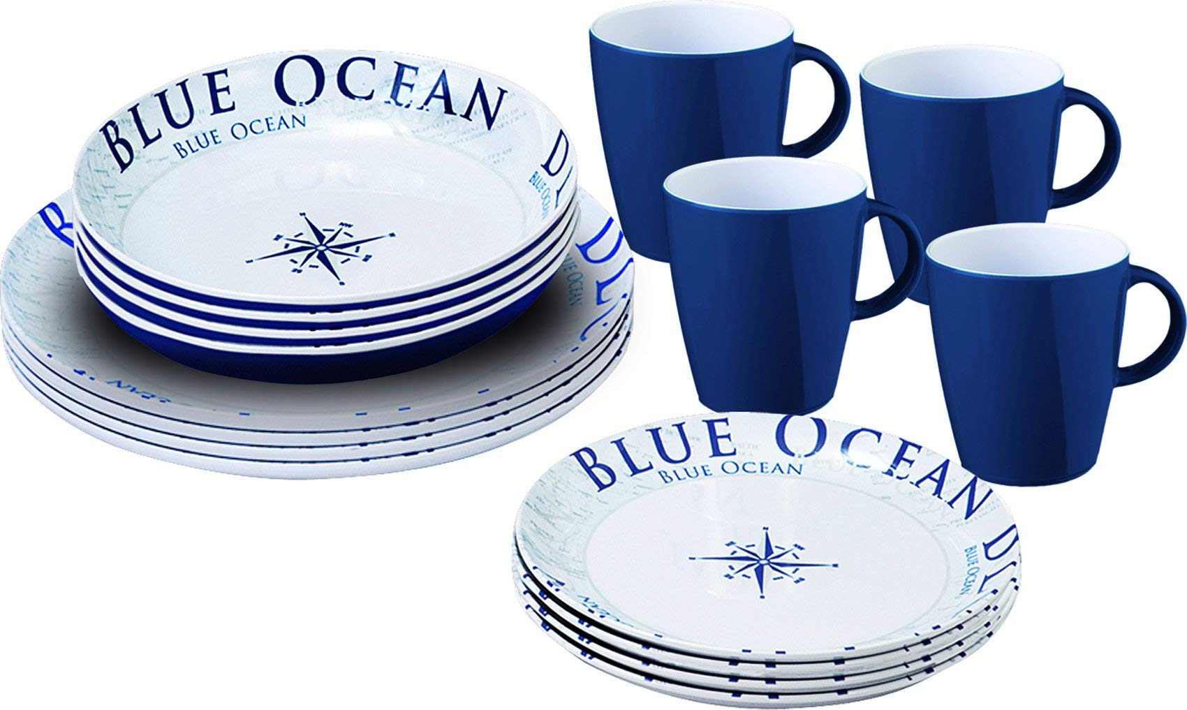 BRUNNER Midday Blue ocean 16 pezzi