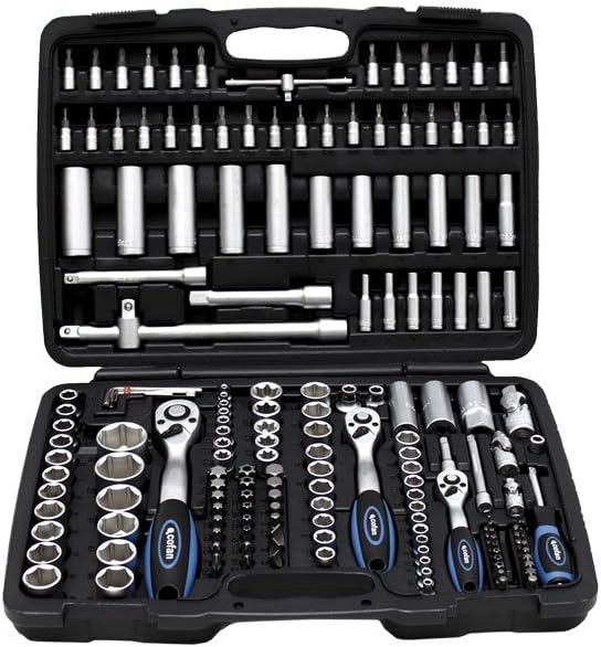 MALETIN 171 PCS PROFESIONAL 1/2", 3/8" Y 1/4" - Unid: 1