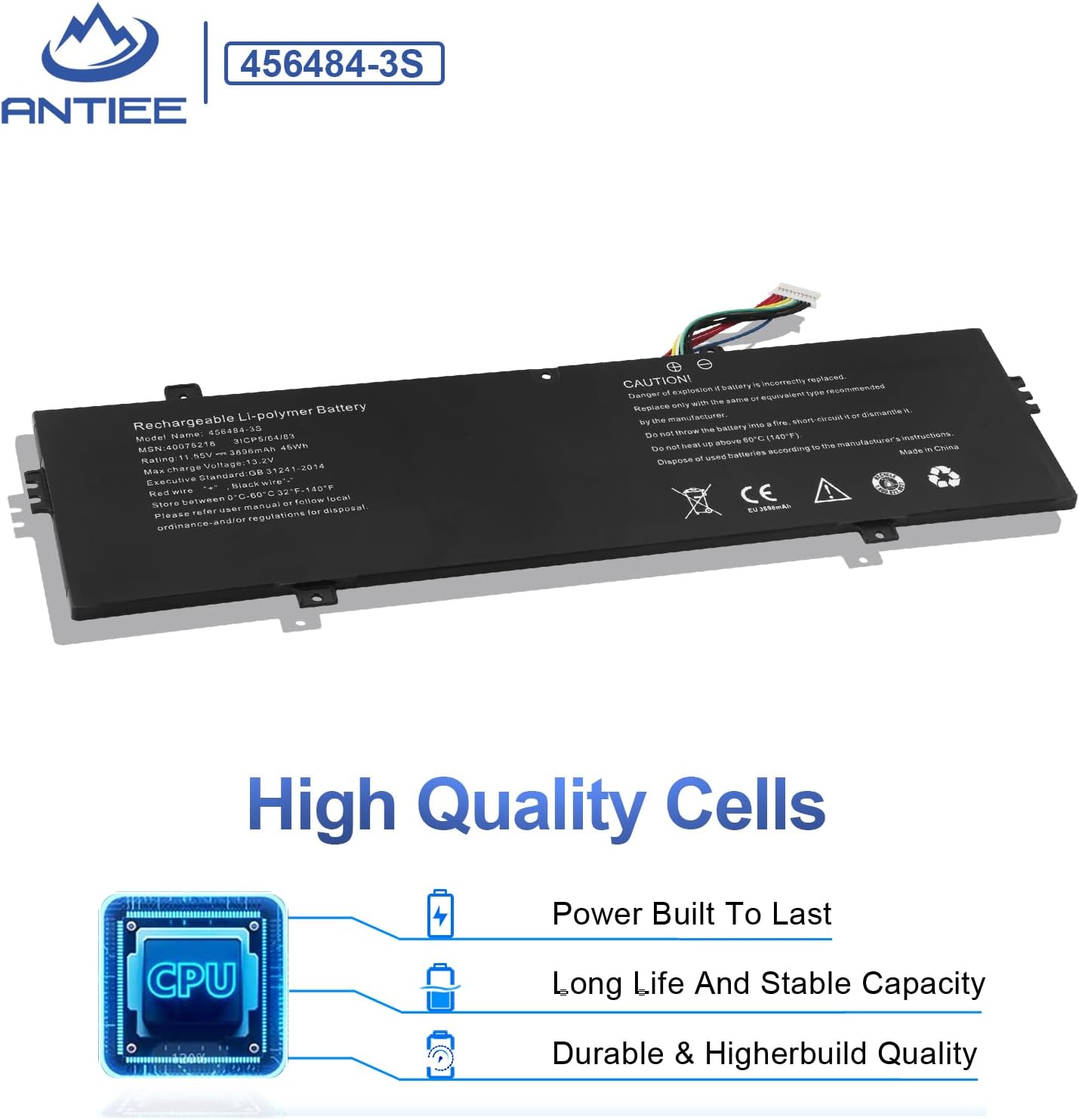 Antiee Batteria Laptop 45Wh per Medion E16401 E16402 - immagine 4