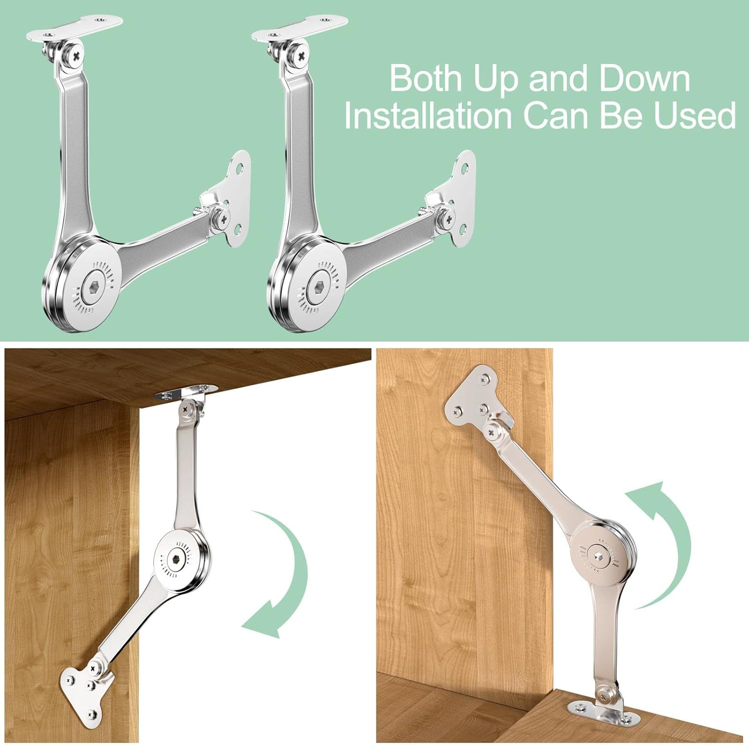 2 Pezzi Cerniere per Ante Cucina a Ribalta - immagine 3