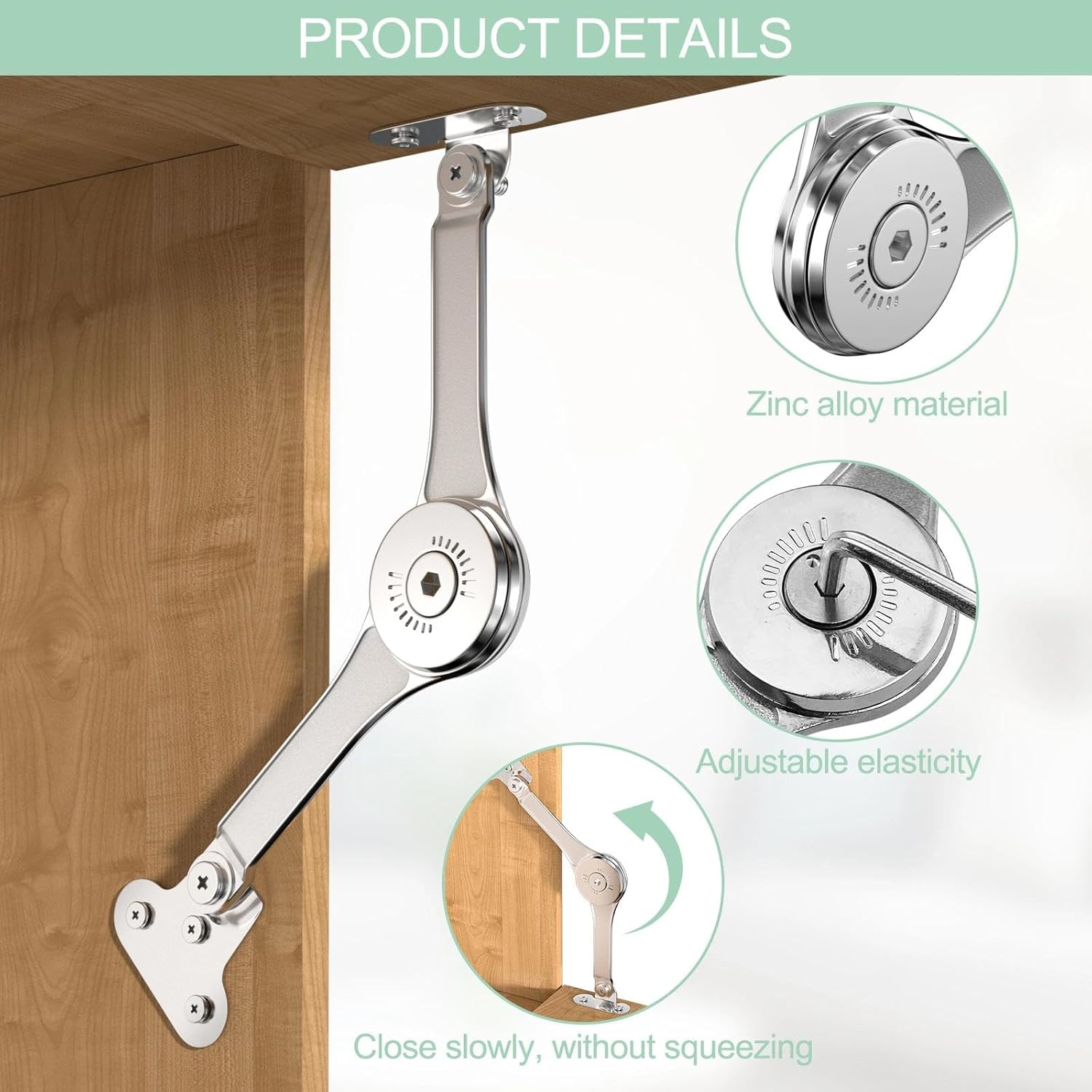 2 Pezzi Cerniere per Ante Cucina a Ribalta - immagine 6