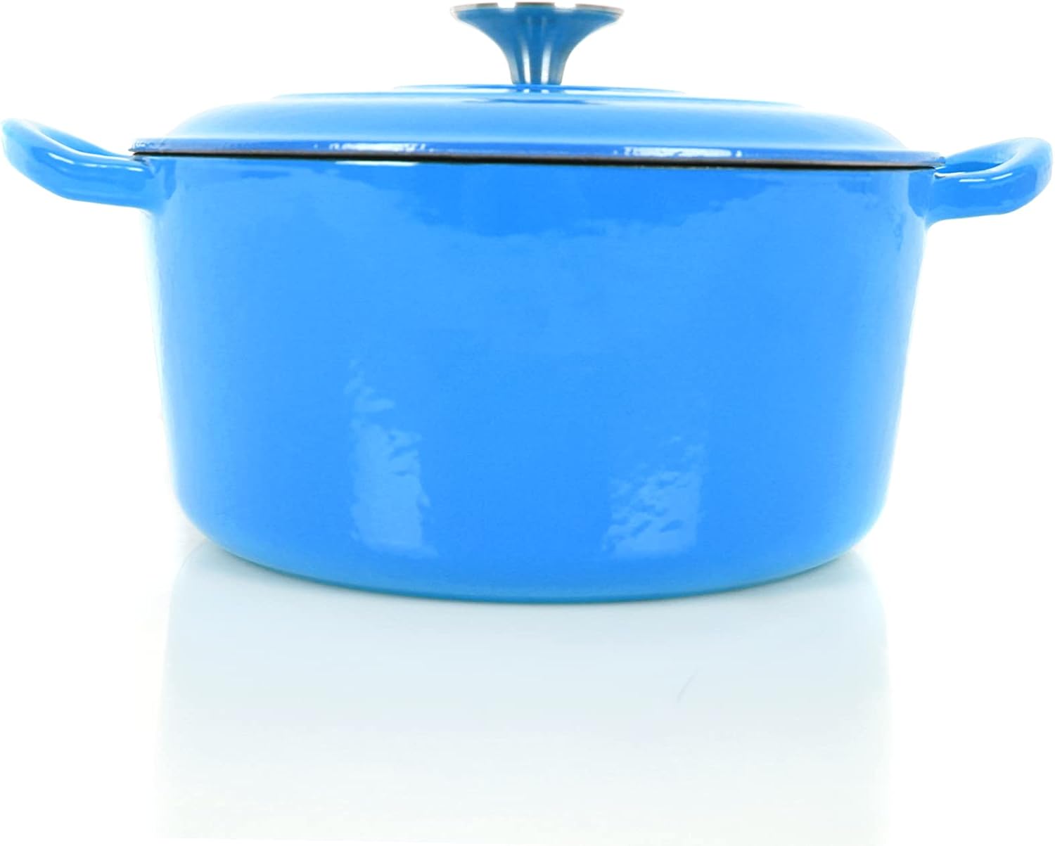 Echtwerk Casseruola in Ghisa Smaltata 3,5L, Azzurro - immagine 2