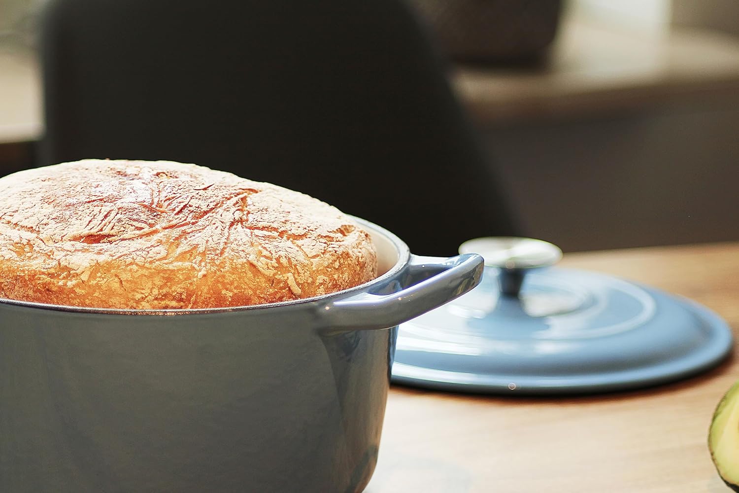 Echtwerk Casseruola in Ghisa Smaltata 3,5L, Azzurro - immagine 6