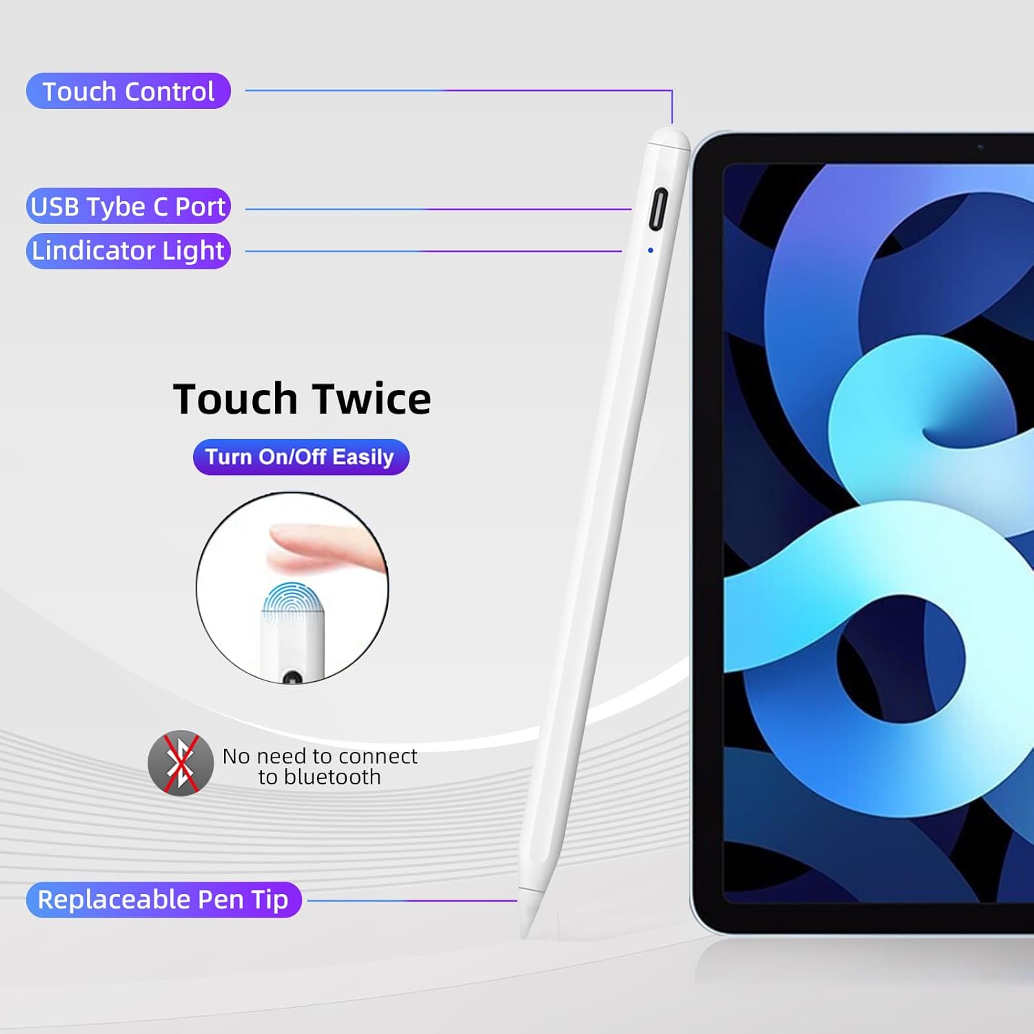 Dtd Penna Touch Universale per Tablet e Smartphone - immagine 2