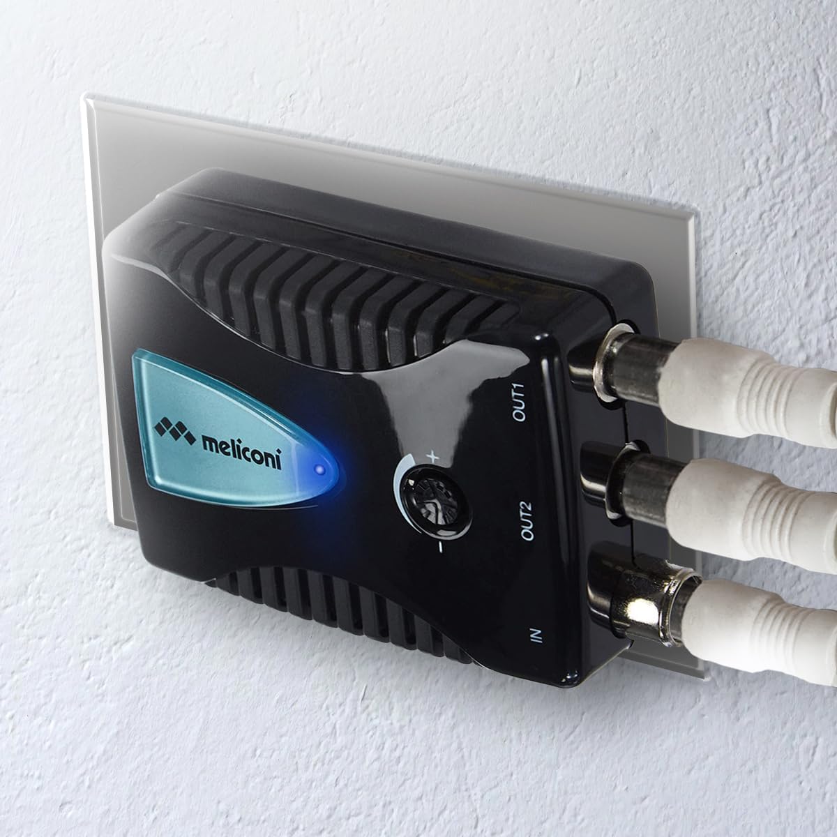 Meliconi AMP200 - Amplificatore Antenna TV 2 Vie - immagine 2