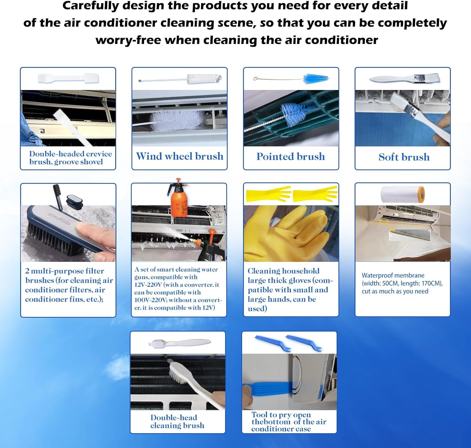 ZSPLIT-MAIR Kit Pulizia Mini Split All-in-One - immagine 3