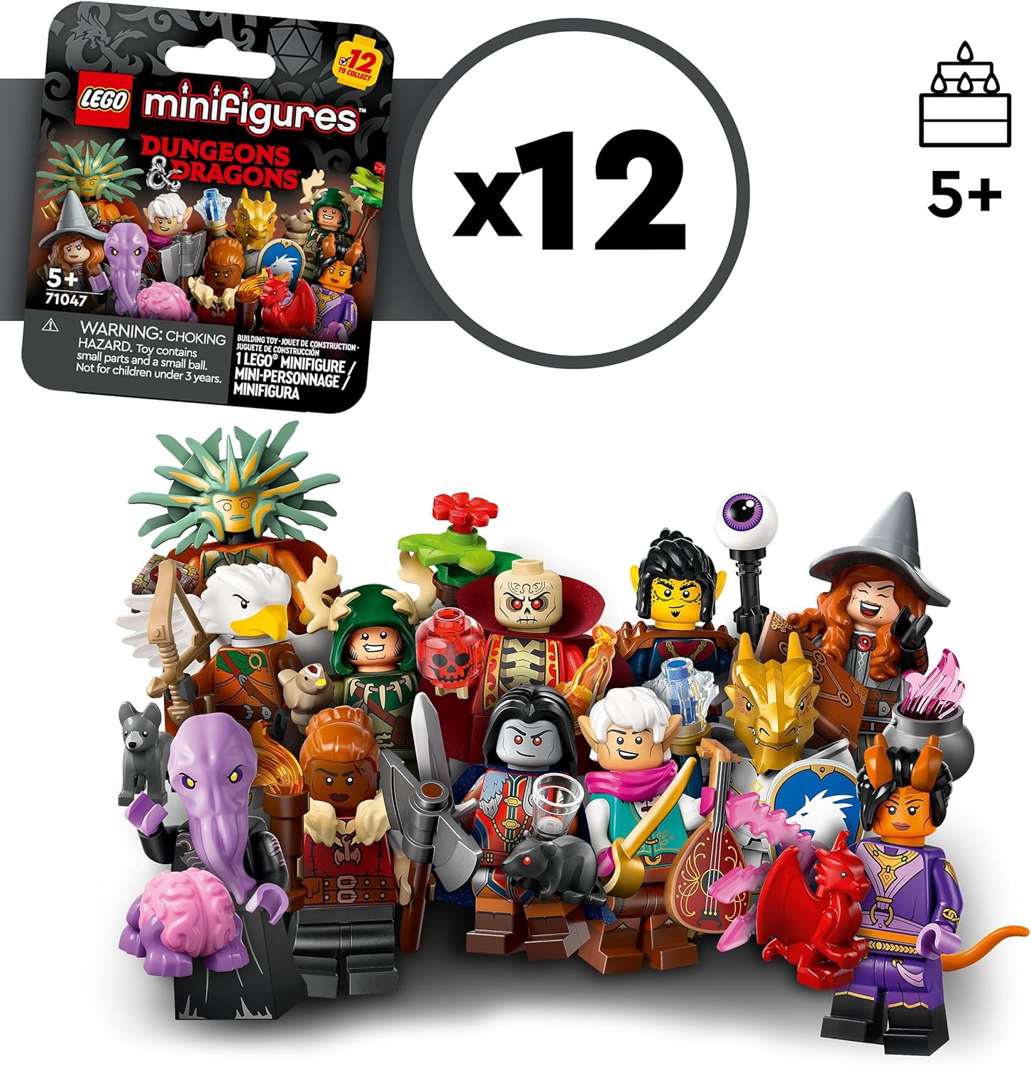 LEGO D&D - Set Completo Mini Figure da Collezione (12 x 71047) - immagine 1