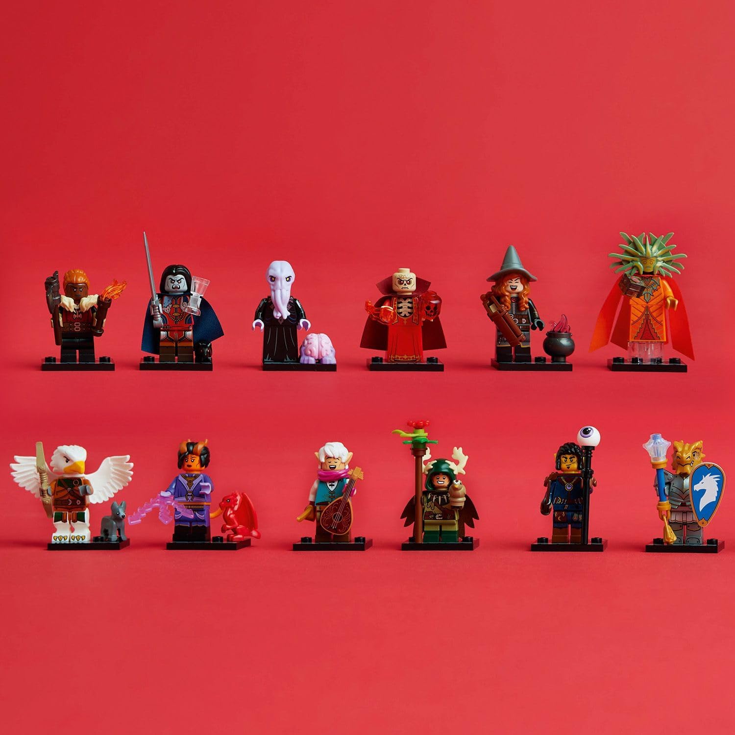 LEGO D&D - Set Completo Mini Figure da Collezione (12 x 71047) - immagine 2