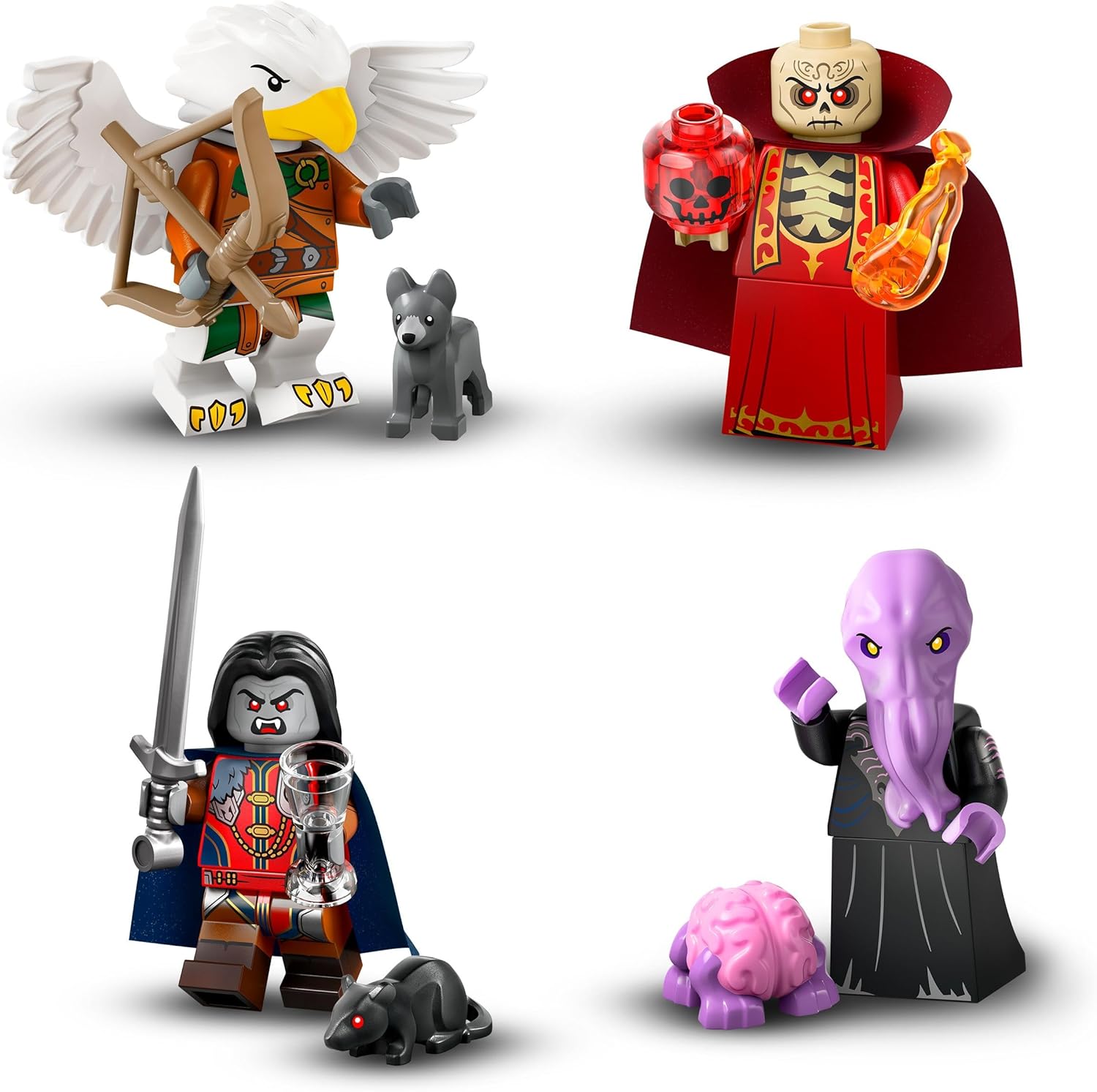 LEGO D&D - Set Completo Mini Figure da Collezione (12 x 71047) - immagine 5