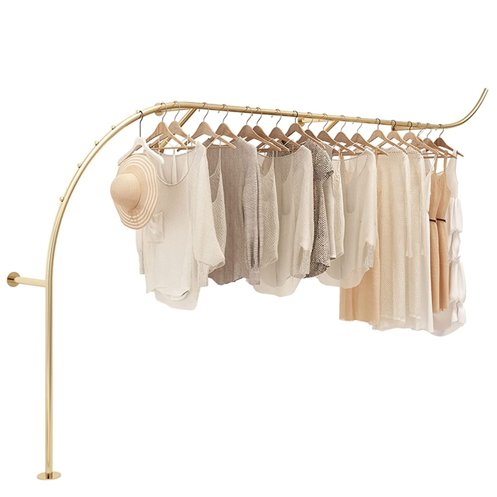 Zichouying Appendiabiti da Terra a S in Metallo, Oro