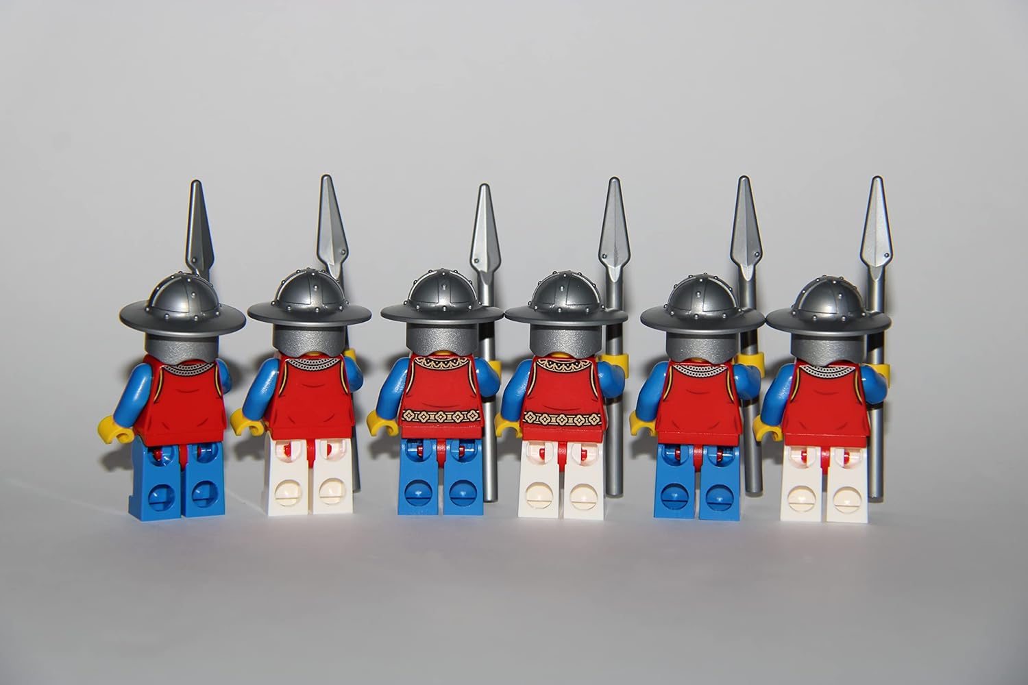LEGO Ritter - Minifigure cavaliere di leone (6 cavalieri leoni), colore: Nero - immagine 2