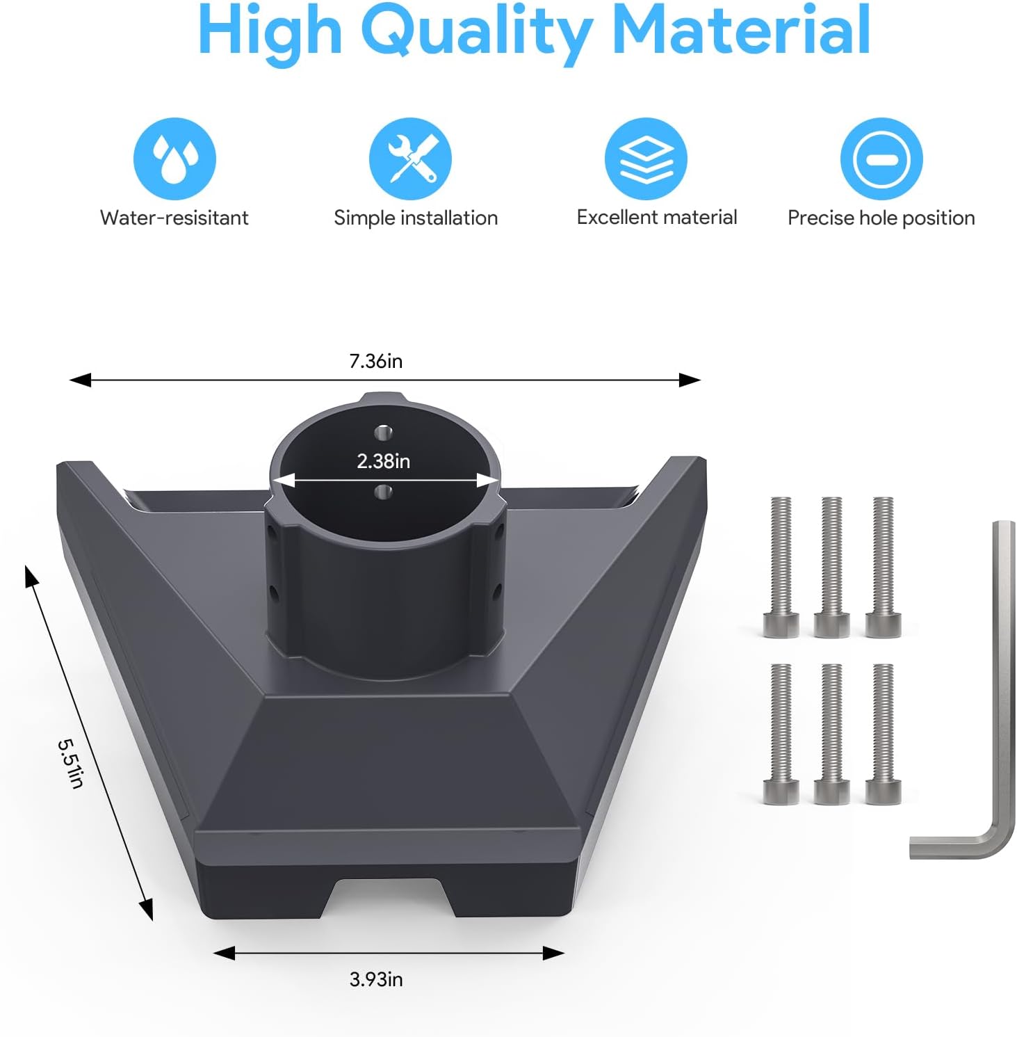 Edup Love Adattatore per Tubi Starlink Gen 3 Mount - immagine 2