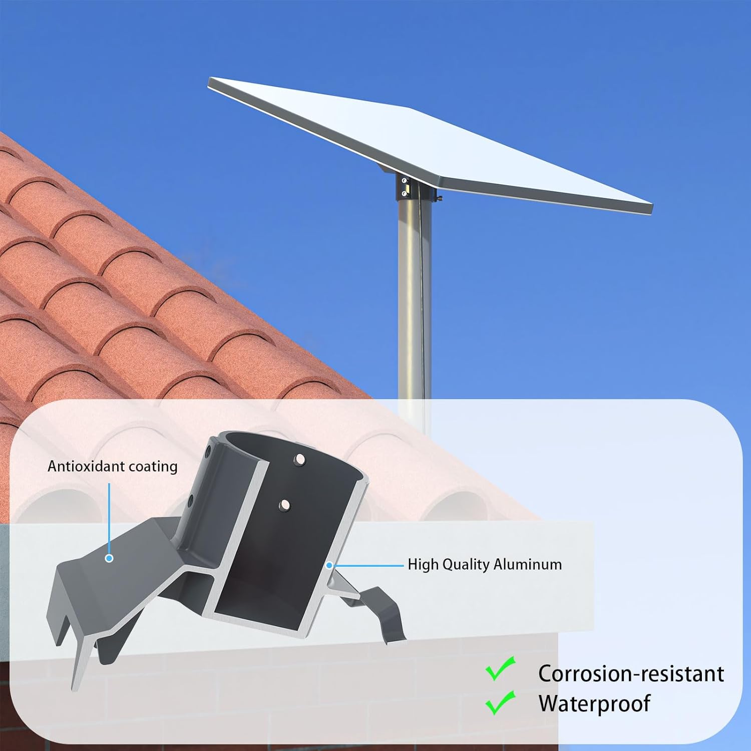 Edup Love Adattatore per Tubi Starlink Gen 3 Mount - immagine 3