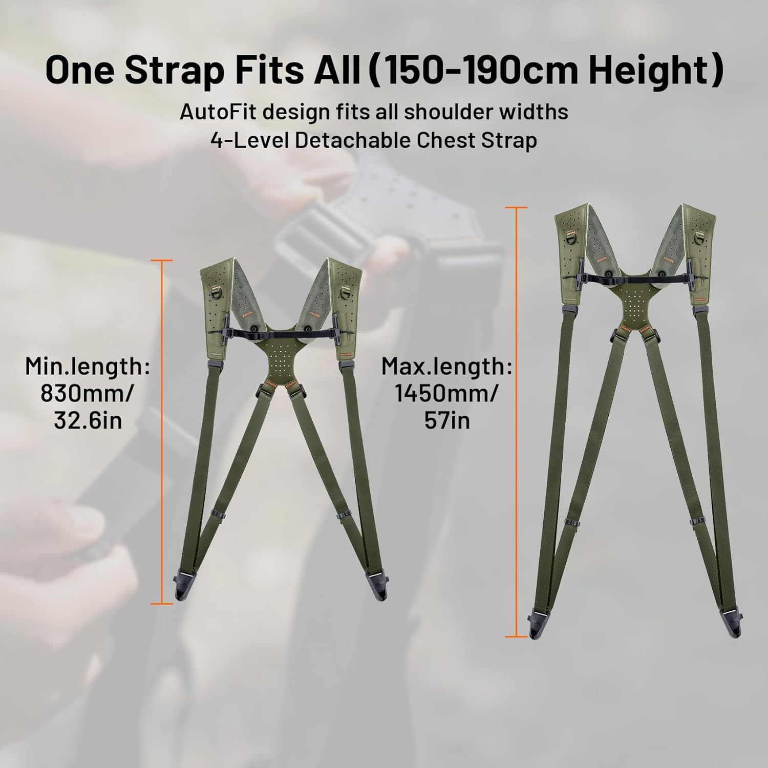 PGYTECH Camera Strap Master - Imbragatura Doppia Spalla - immagine 5