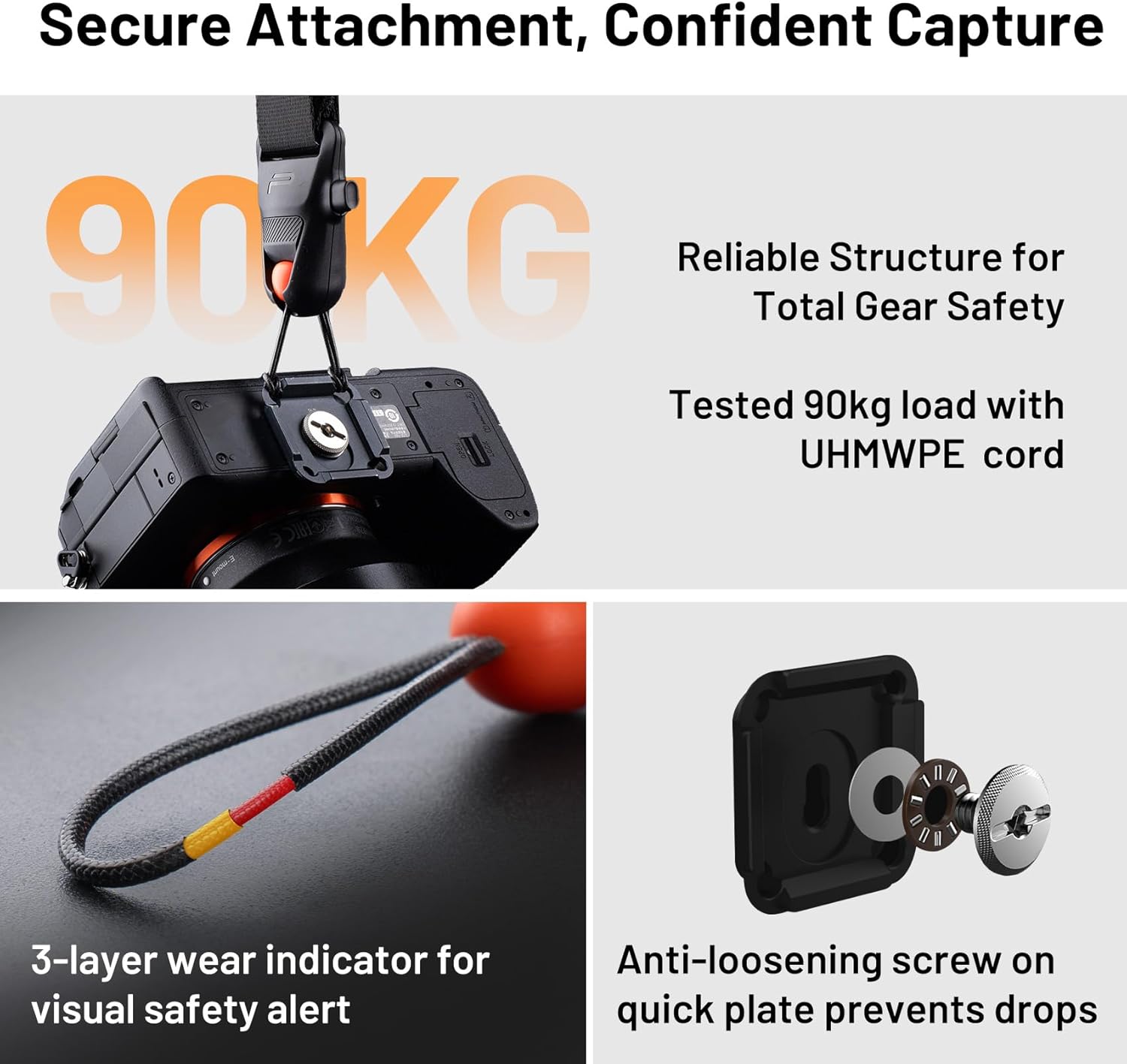 PGYTECH Camera Strap Master - Imbragatura Doppia Spalla - immagine 6