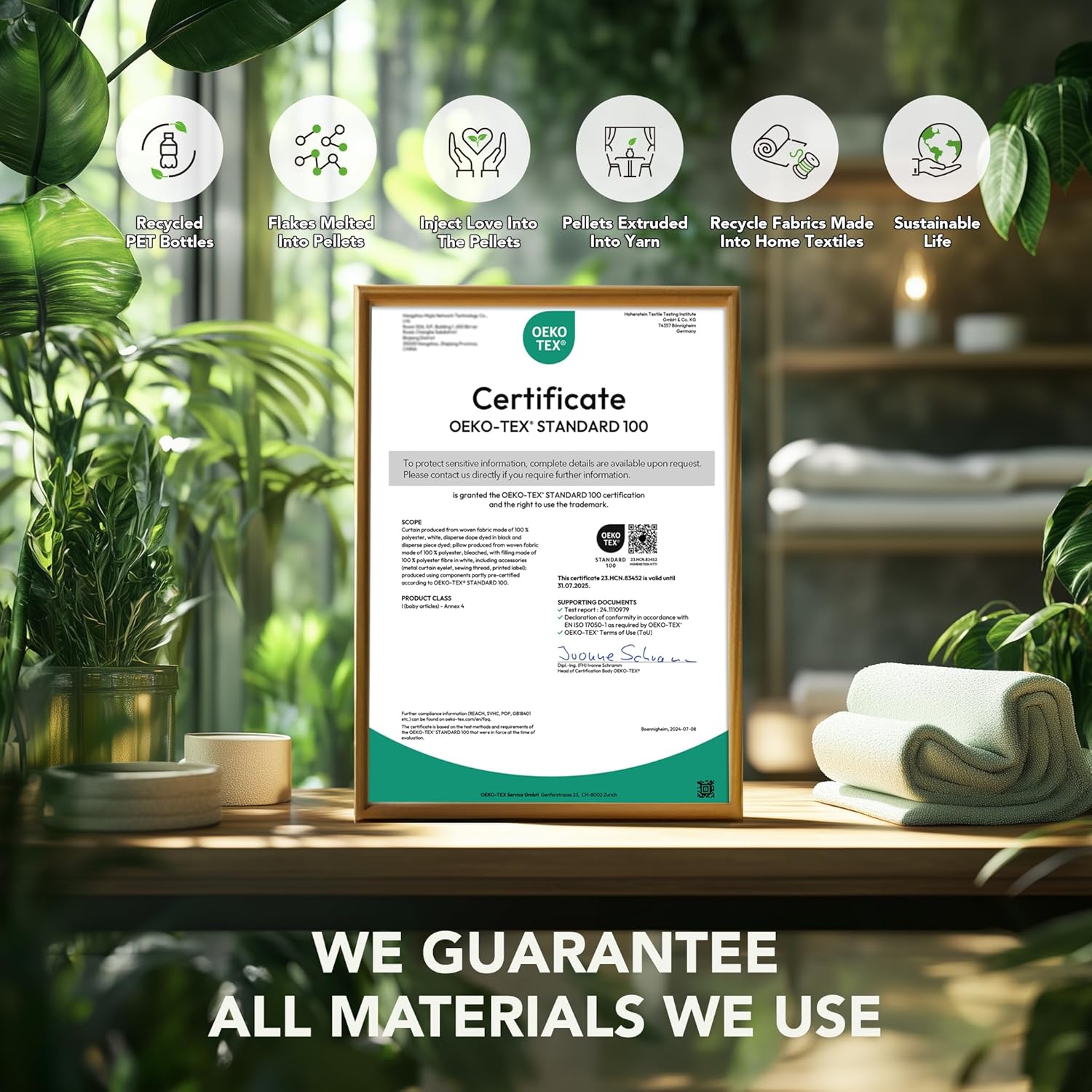 Deconovo Tende Oscuranti Termiche 2 Pezzi, Beige Scuro - immagine 3