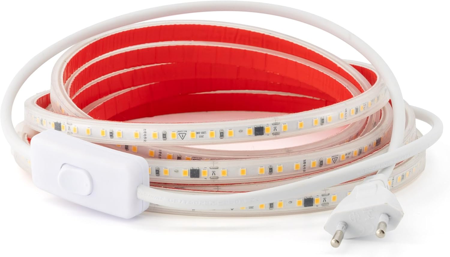 Playluz Striscia Led 220v 2835 120 Led/m (10M) - immagine 1
