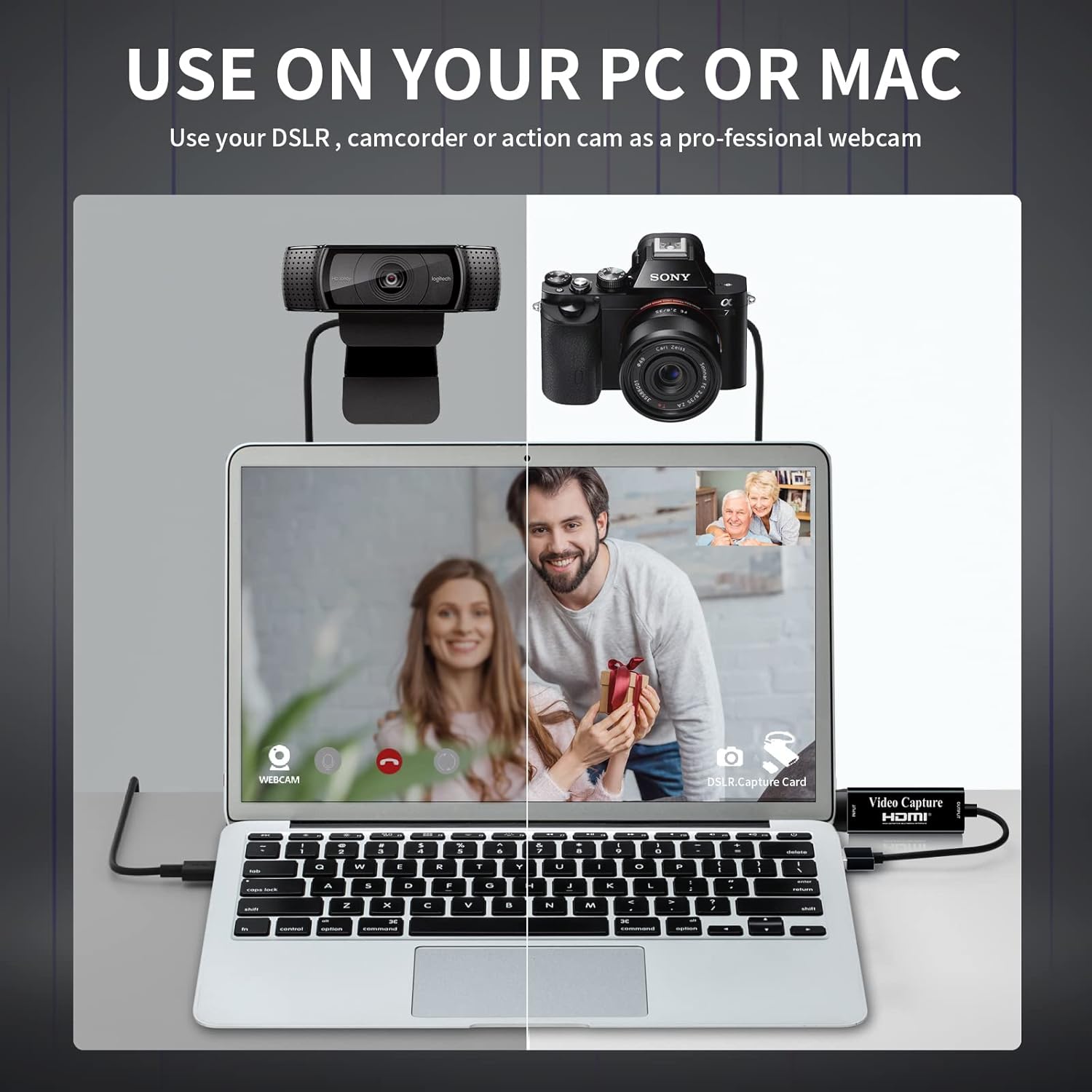 Papeaso Scheda Acquisizione Video 4K HDMI a USB - Nero - immagine 5