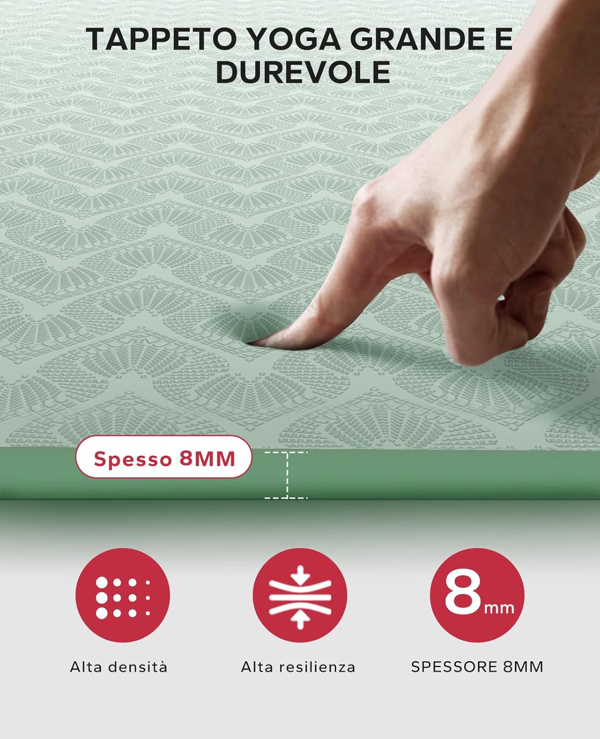 Hapbear Tappetino Yoga Grande Antiscivolo - immagine 4