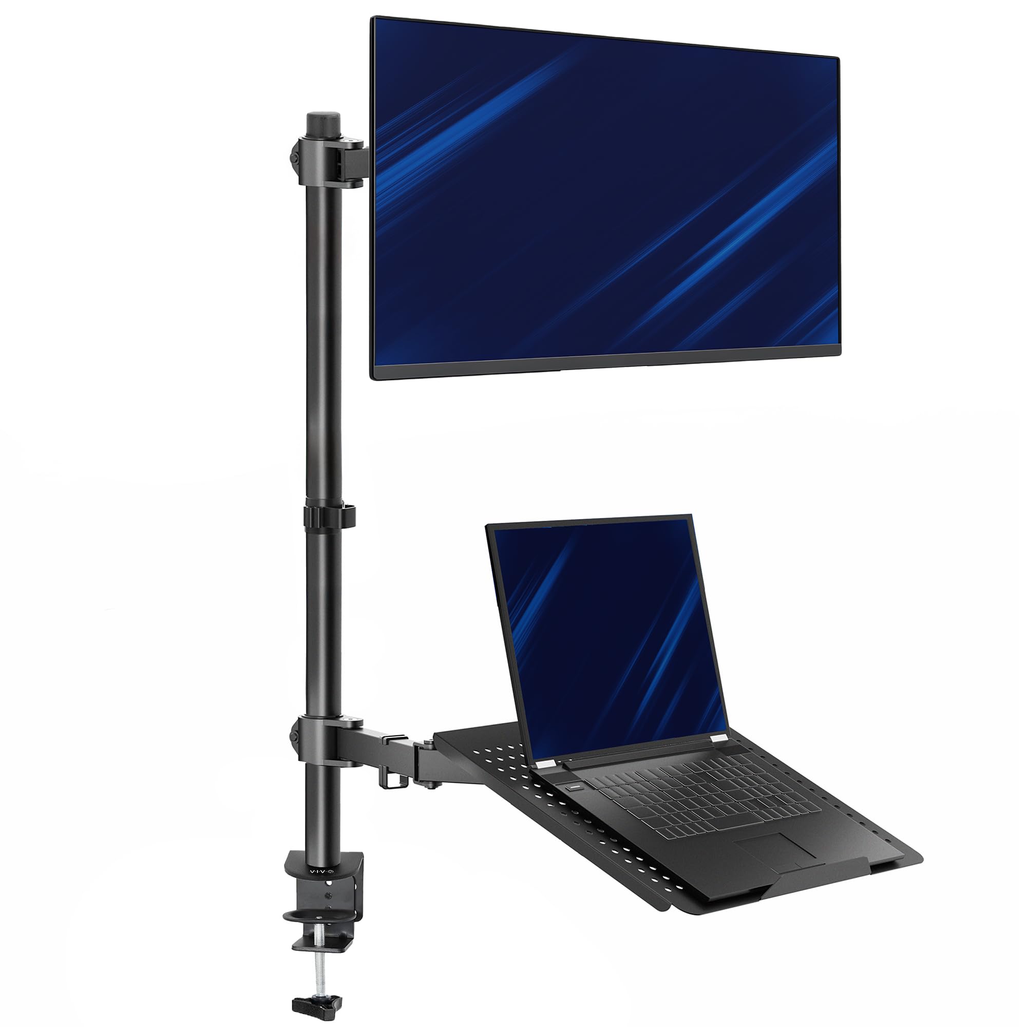 Vivo Supporto Scrivania per Laptop e Monitor LCD 13"-32"