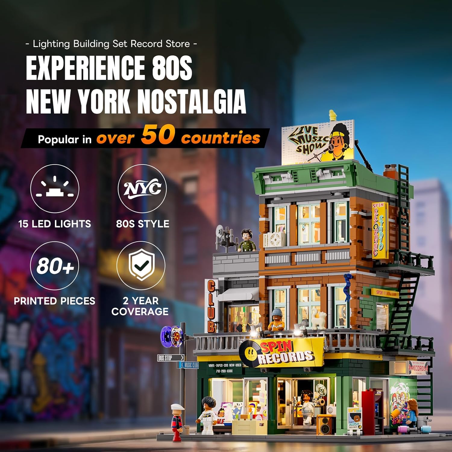 Set di 1980 Blocchi di Illuminazione per la Casa - immagine 2