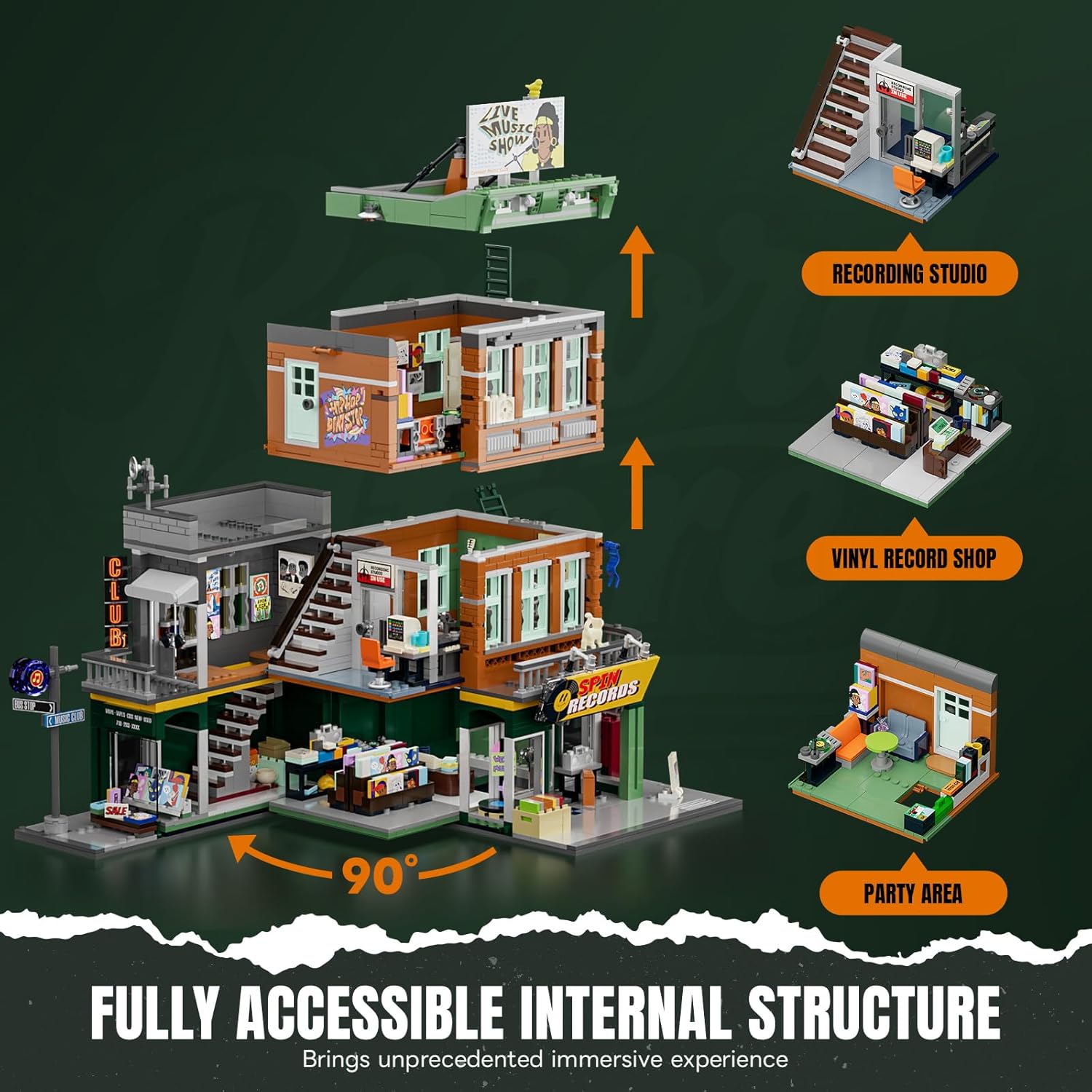 Set di 1980 Blocchi di Illuminazione per la Casa - immagine 3