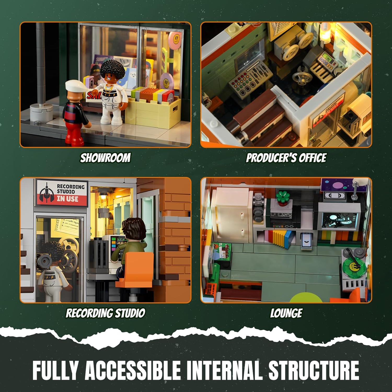 Set di 1980 Blocchi di Illuminazione per la Casa - immagine 4