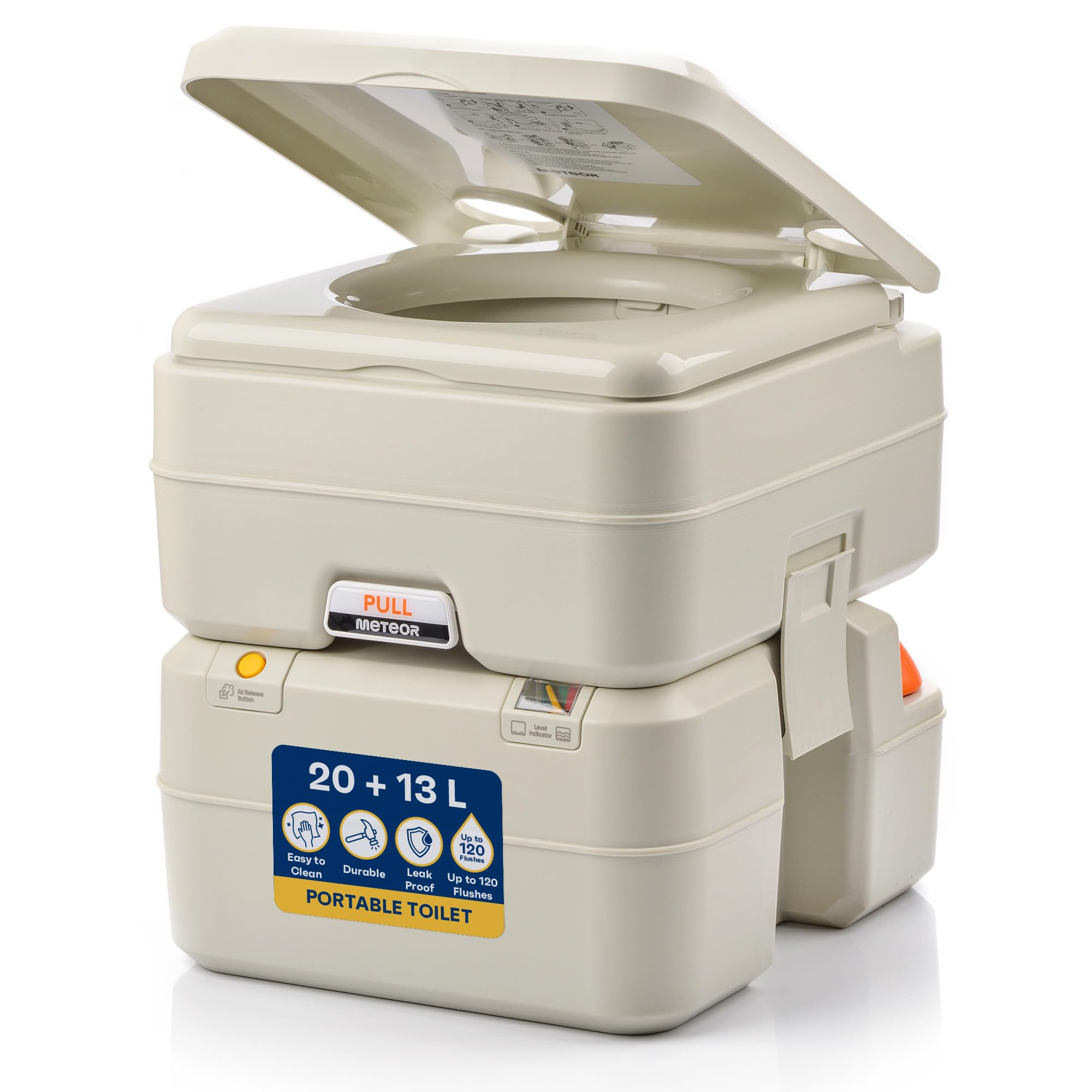 meteor WC Portatile Pieghevole 20 L