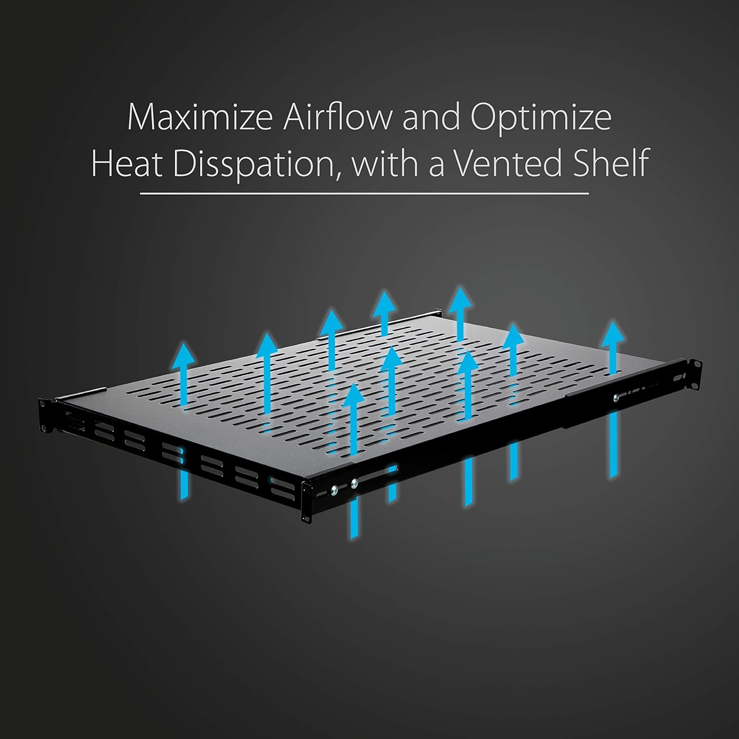 Startech.com Mensola Rack 19" 1U Ventilata - immagine 3