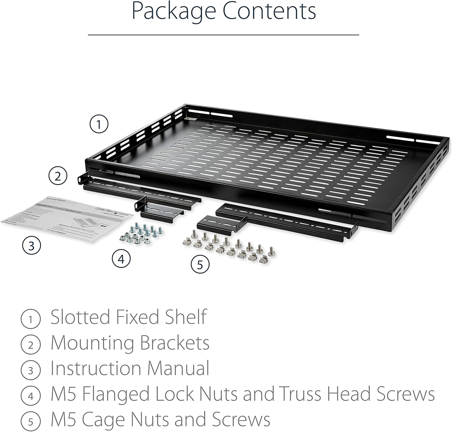 Startech.com Mensola Rack 19" 1U Ventilata - immagine 5